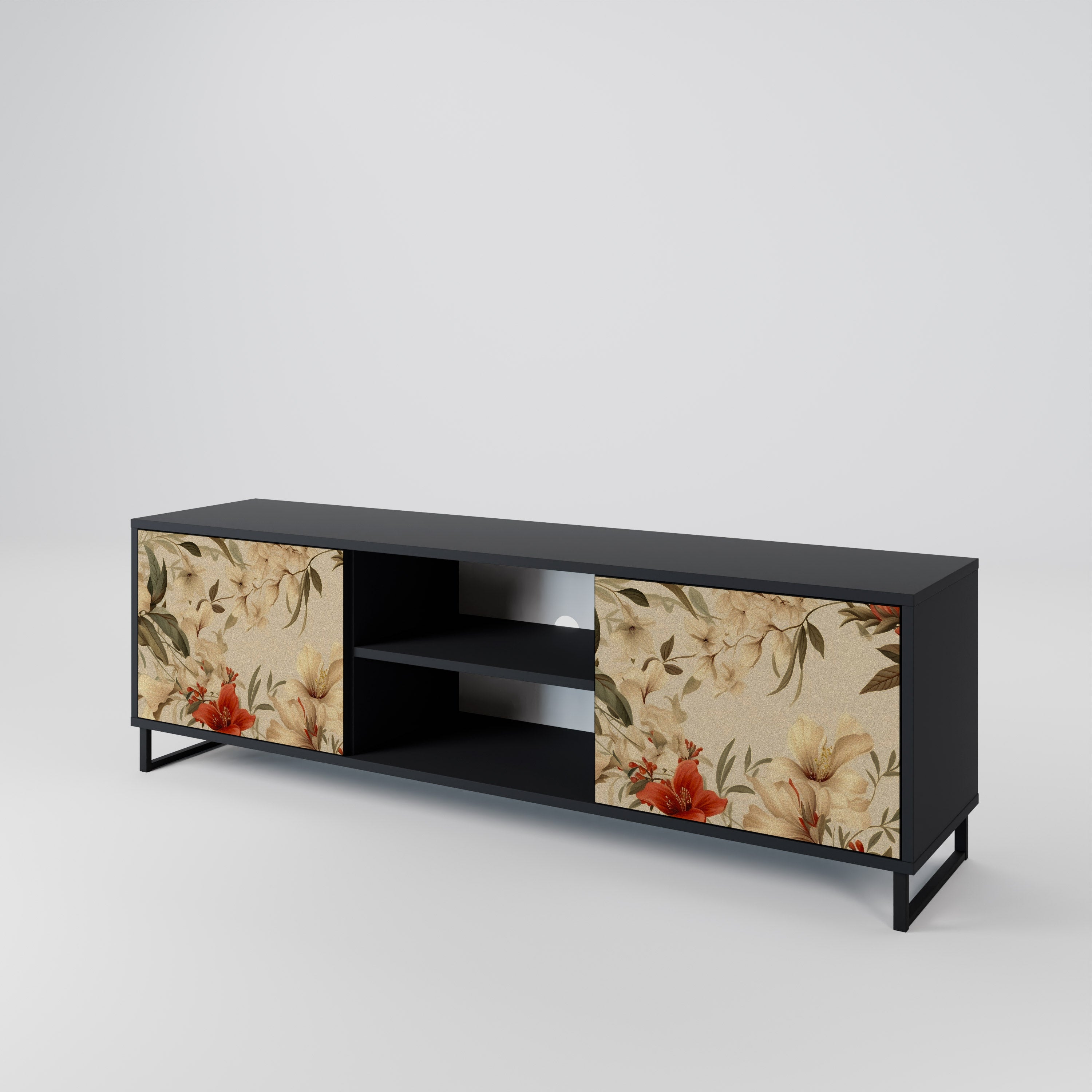 BLOOMING HARMONY 2-Door TV Cabinet