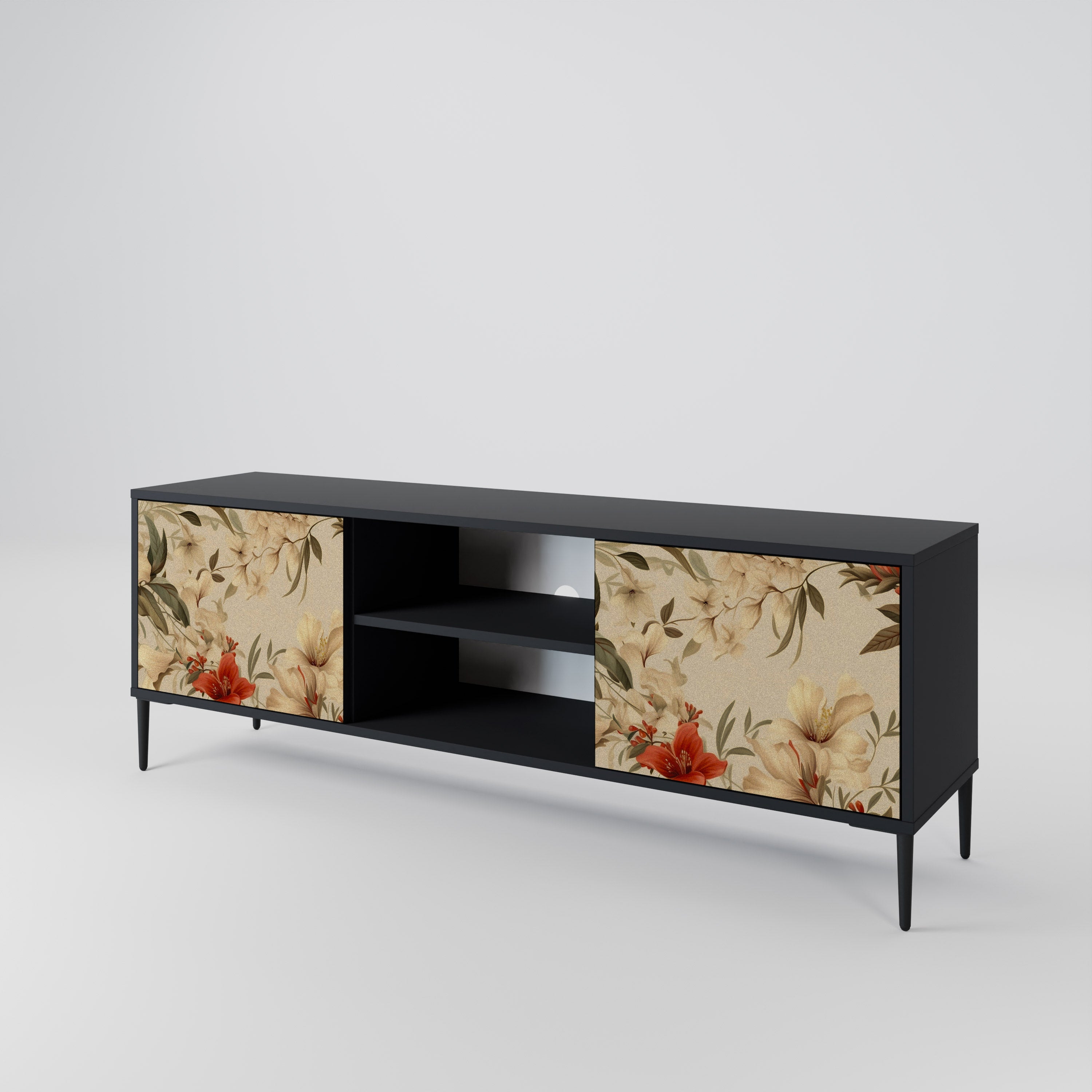 BLOOMING HARMONY 2-Door TV Cabinet