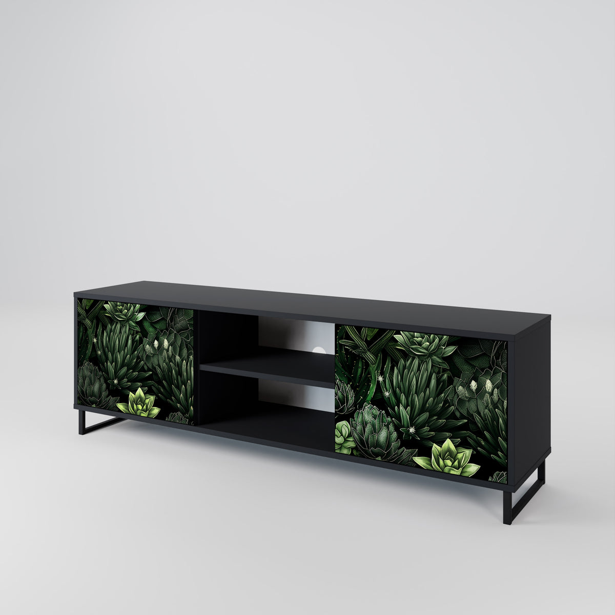 SUCCULENT JUNGLE 2-türiges TV-Lowboard