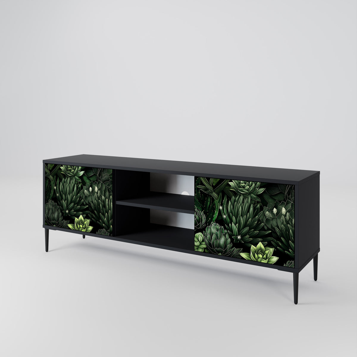 SUCCULENT JUNGLE 2-türiges TV-Lowboard