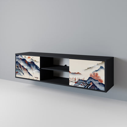 JAPANESE LANDSCAPE Έπιπλο τηλεόρασης 2-θυρών