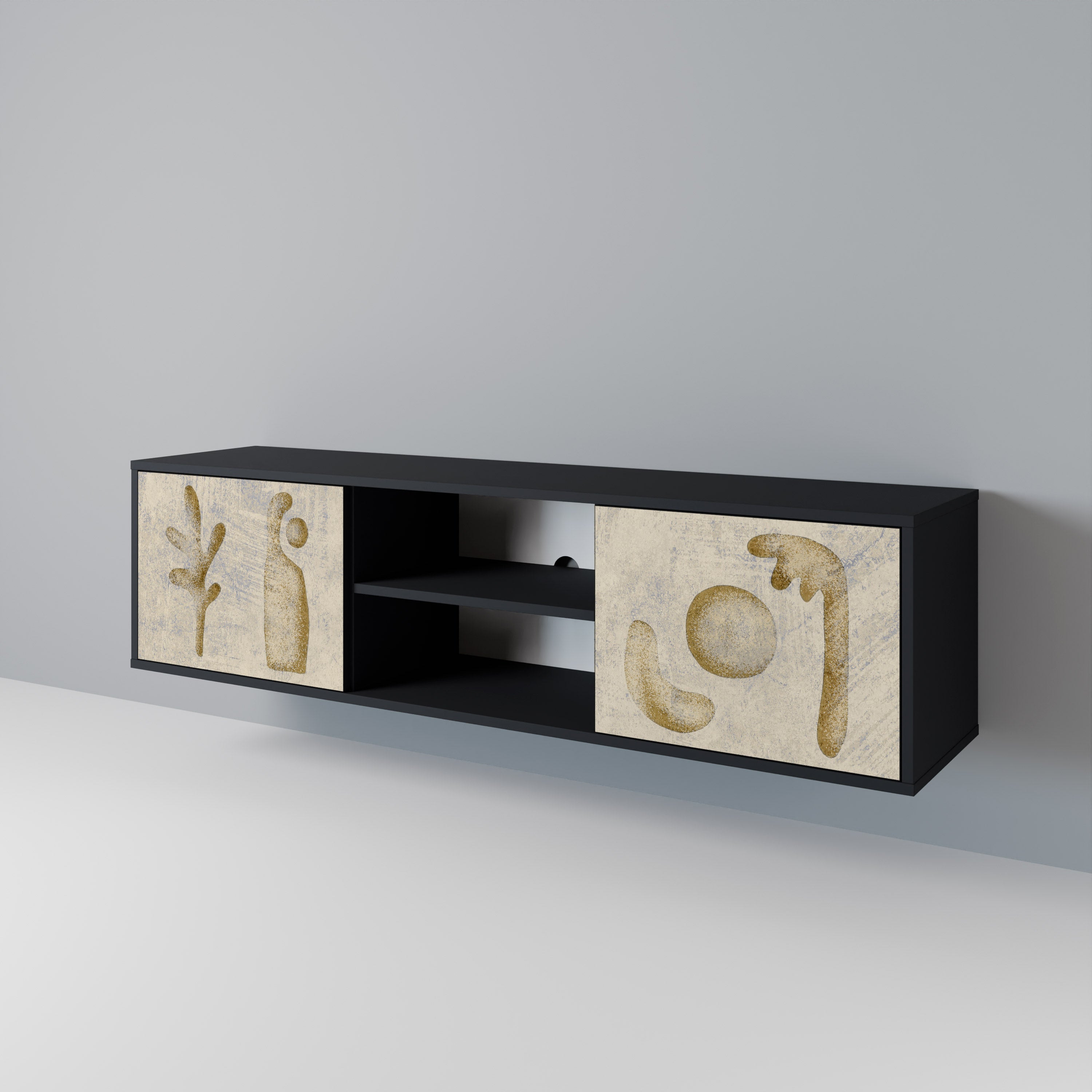 SAND SCULPTURES Έπιπλο τηλεόρασης 2-θυρών