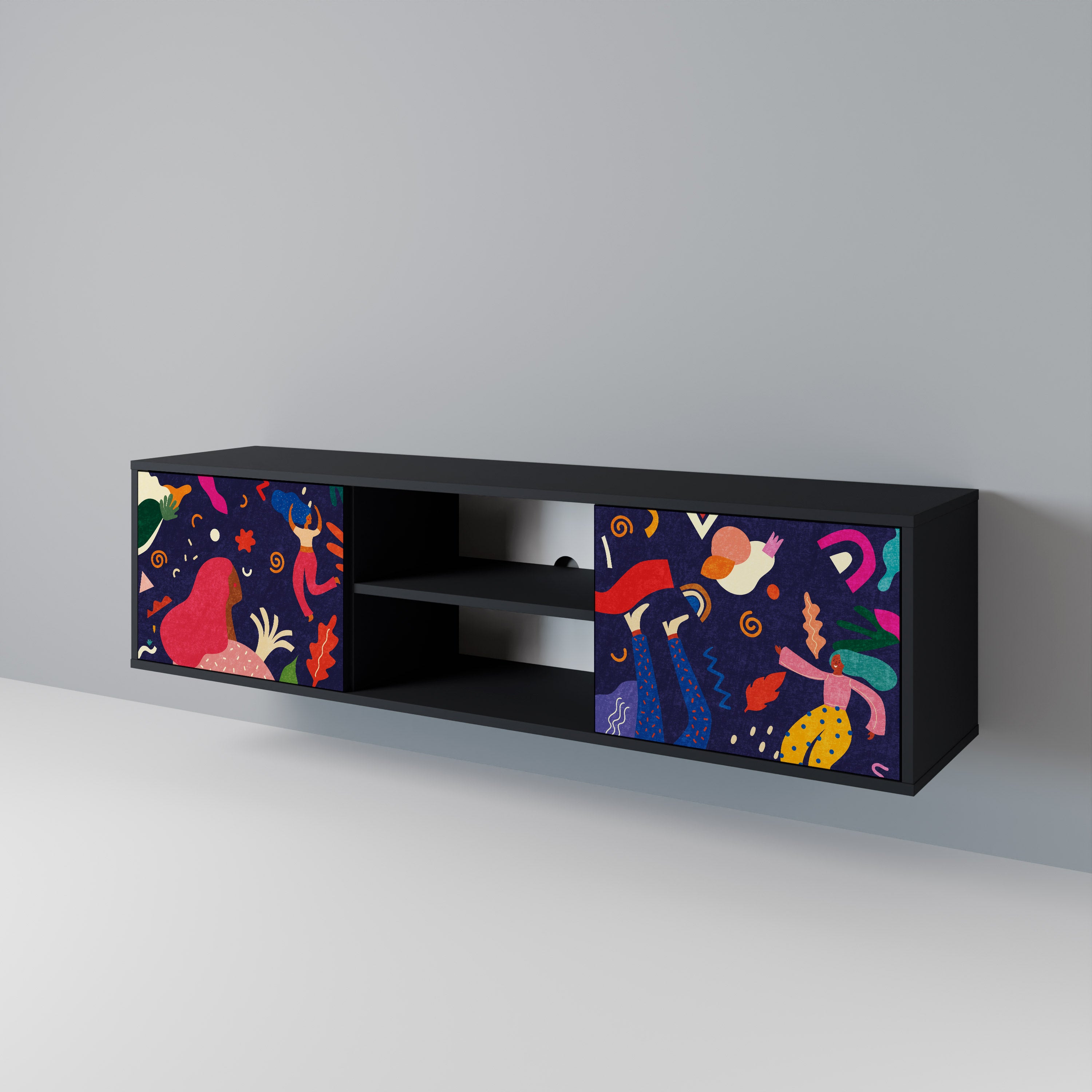 FESTIVE PLEASURES Έπιπλο τηλεόρασης 2-θυρών