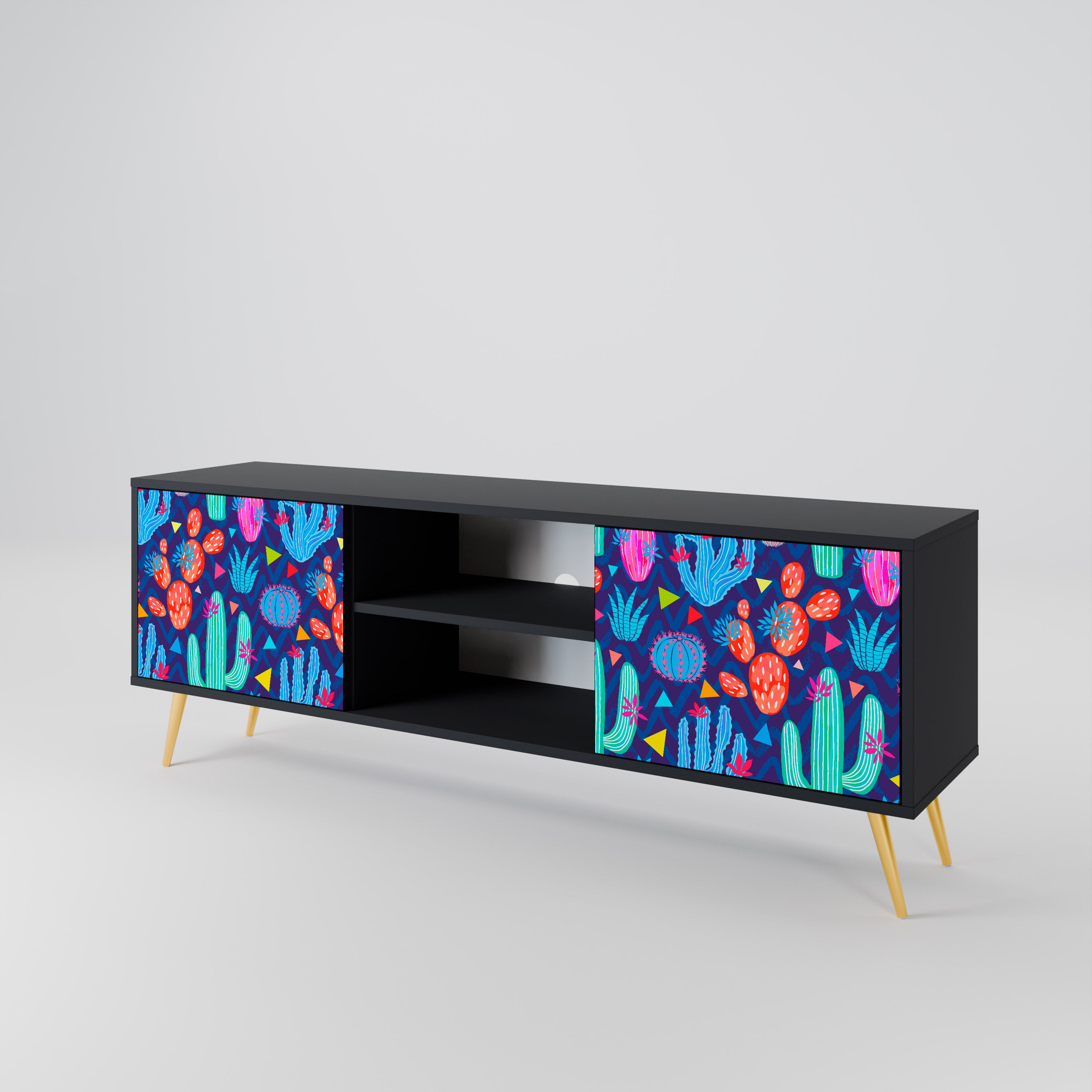 CACTUS VIBES 2-Door TV Cabinet