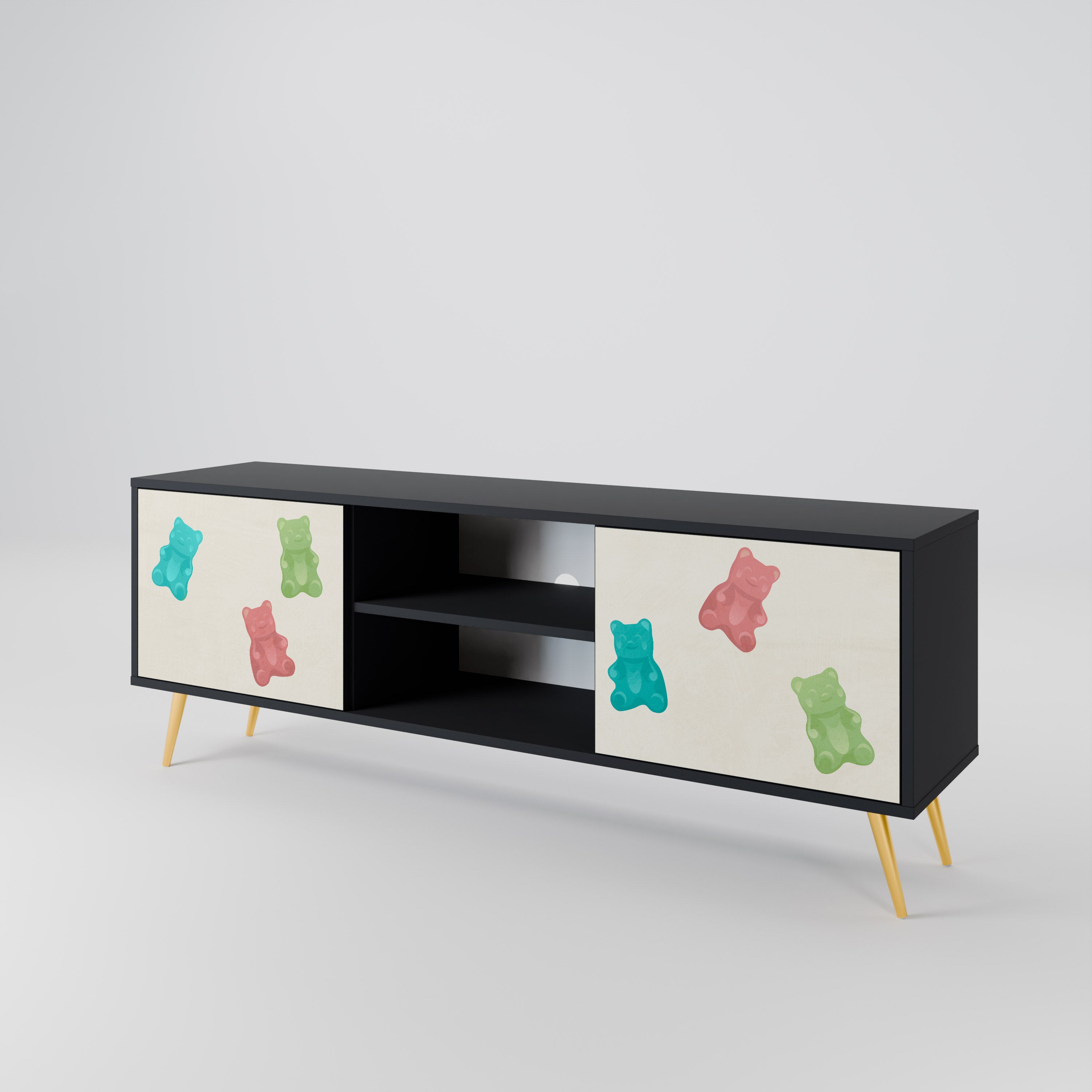 GUMMY BEARS 2-Door TV Cabinet