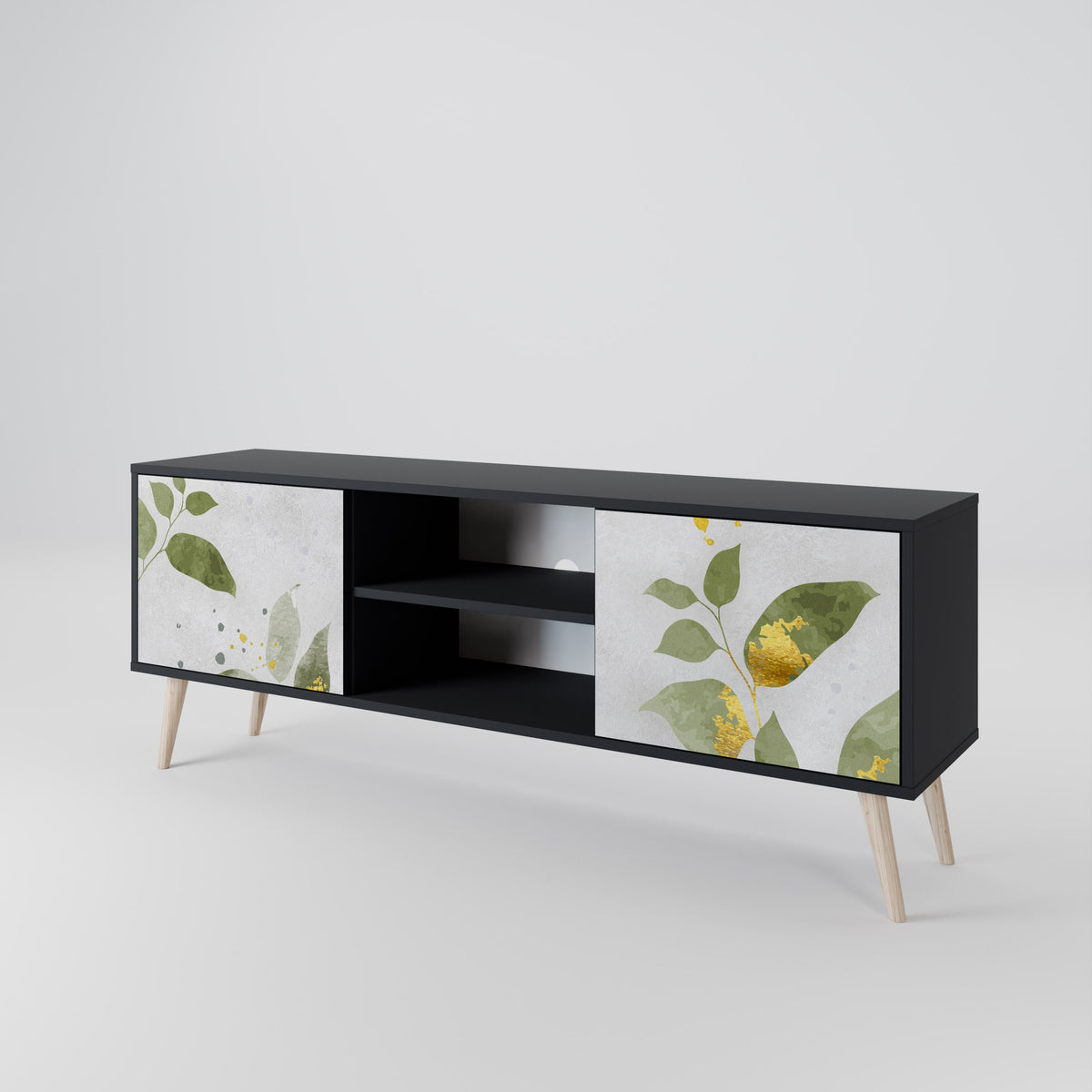 ELEGANT BOTANICS Έπιπλο τηλεόρασης 2-θυρών