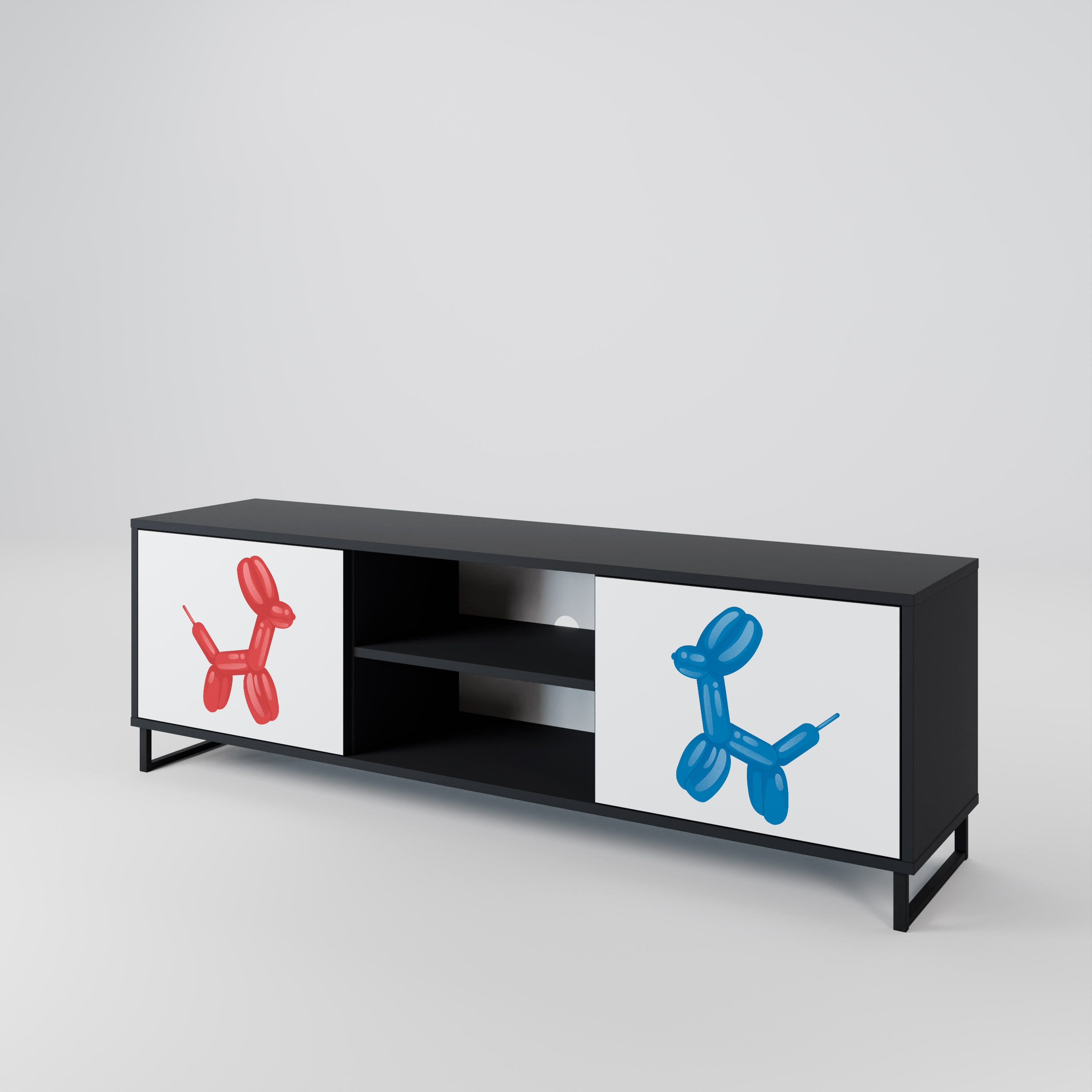 CHILDHOOD MEMORY 2-Door TV Cabinet