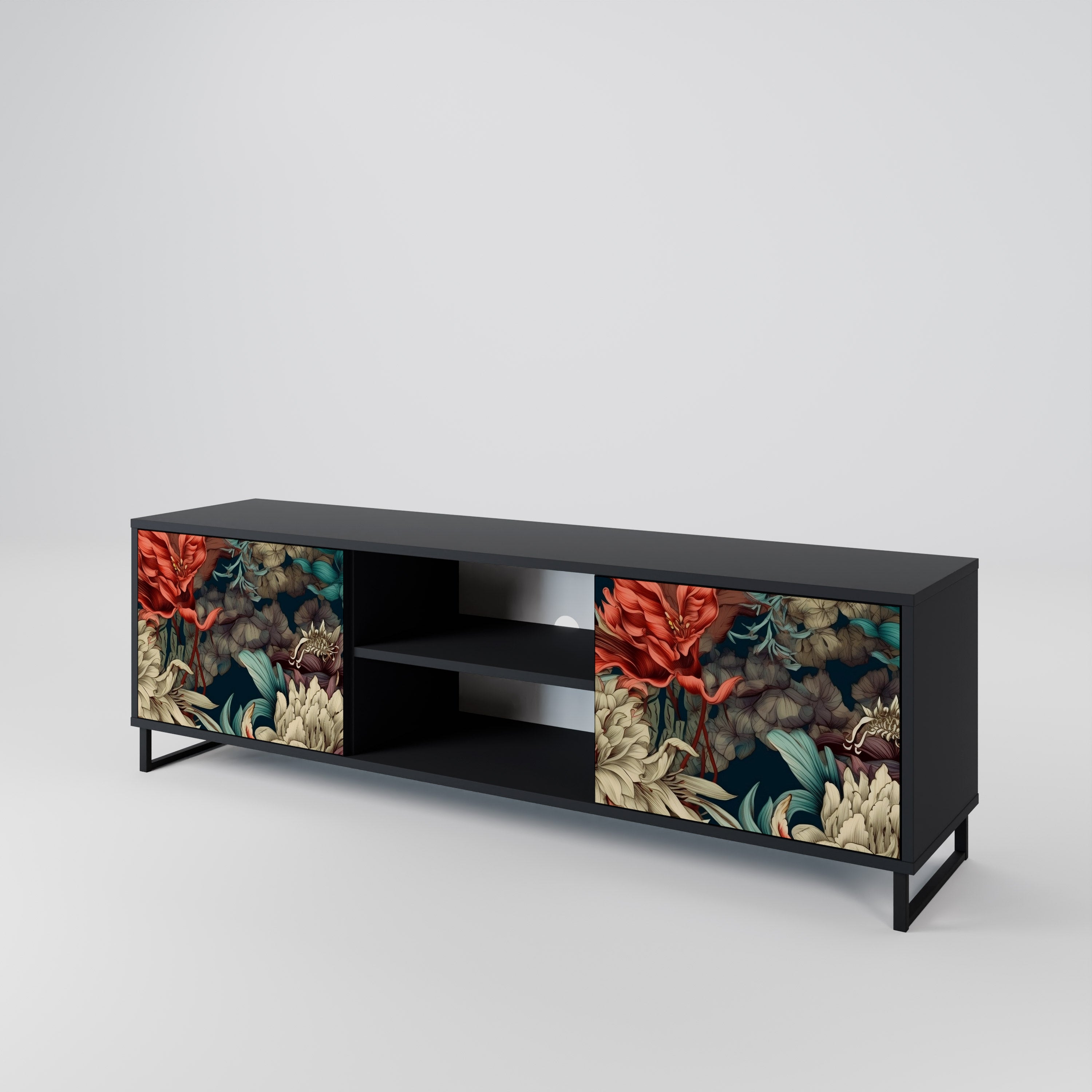 SPROUTING GRACE 2-Door TV Cabinet