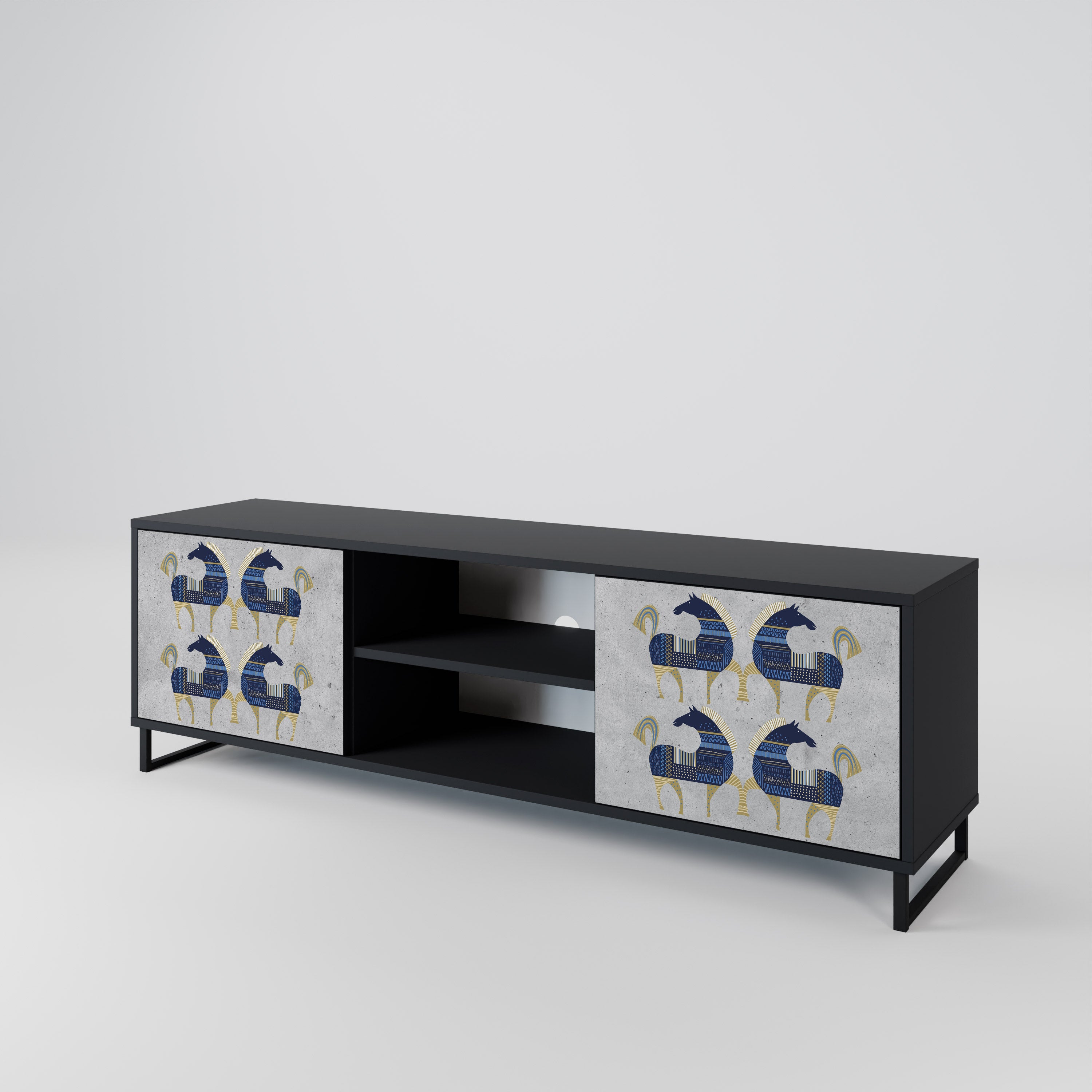 MAJESTIC STEED 2-Door TV Cabinet