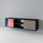 GLAMOROUS STRIPE 2-Door TV Cabinet