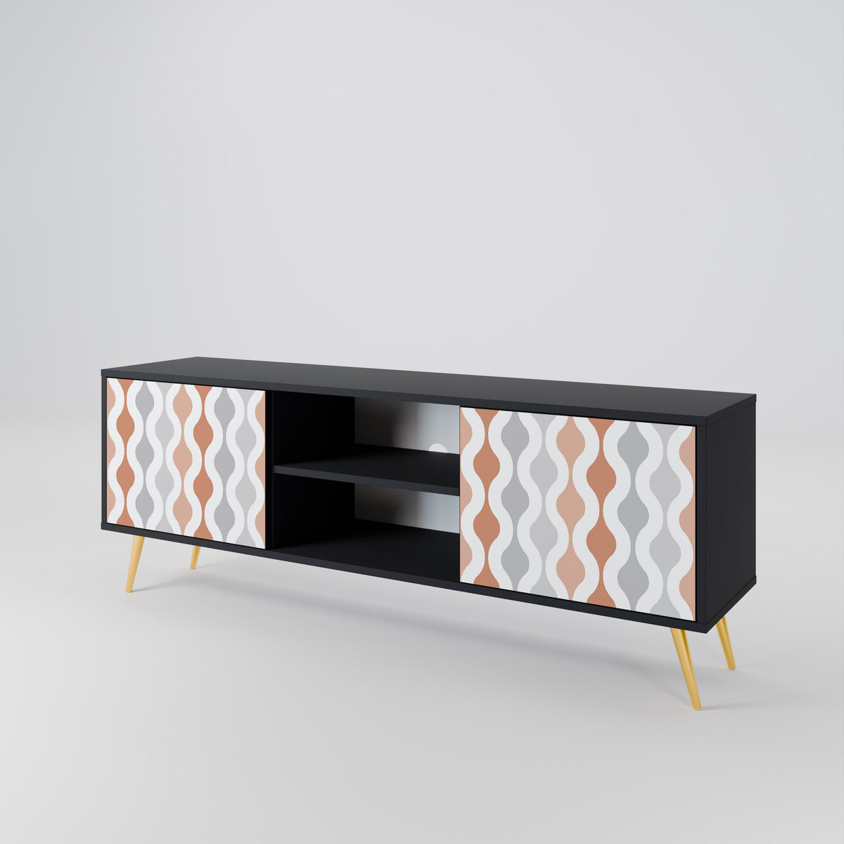HAZY NOSTALGIA 2-Door TV Cabinet