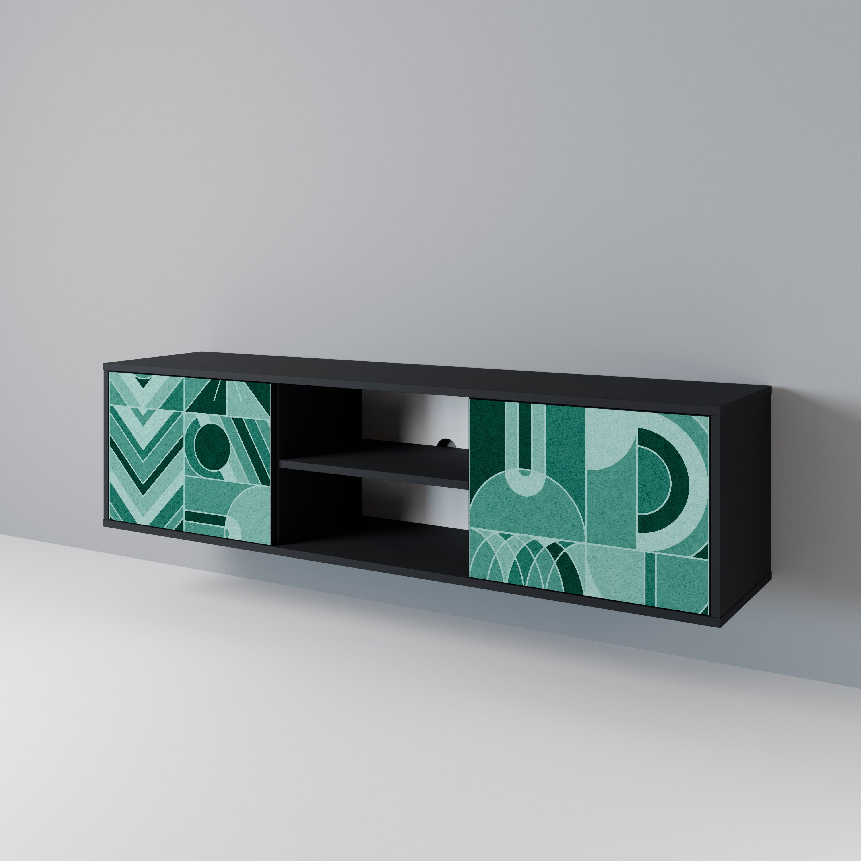 HARMONIC GRID 2-Door TV Cabinet