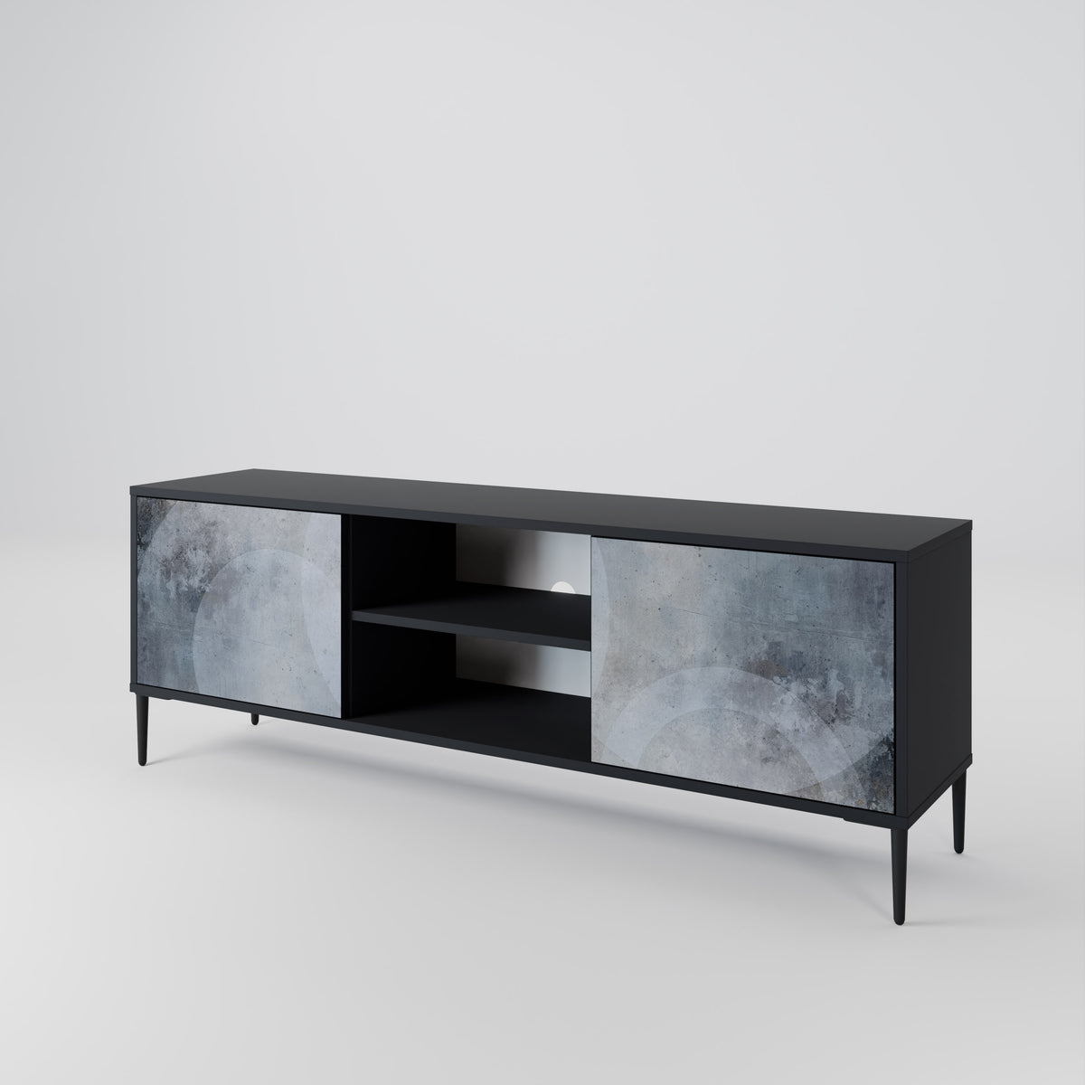 MUTED ARC 2-Door TV Cabinet