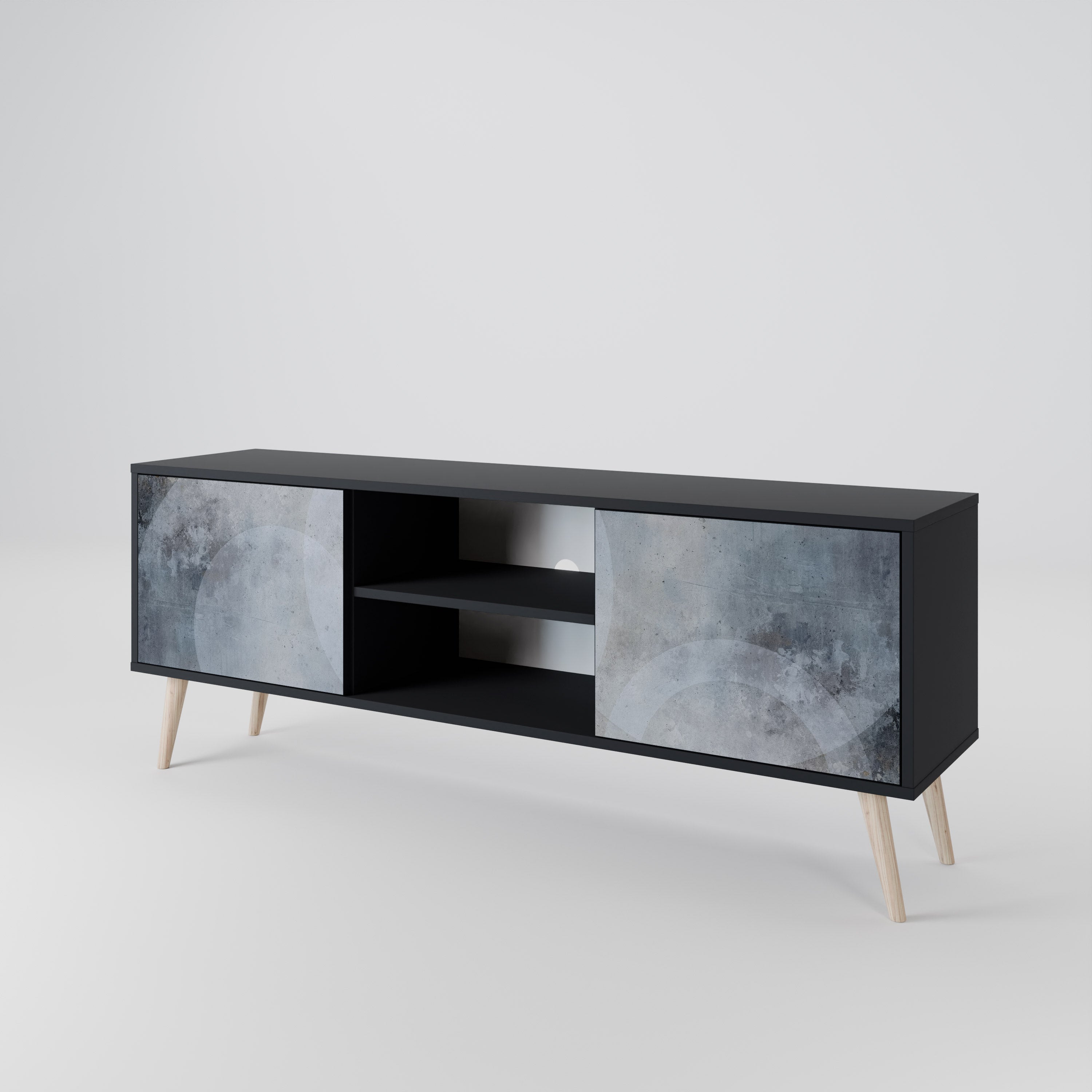 MUTED ARC 2-Door TV Cabinet