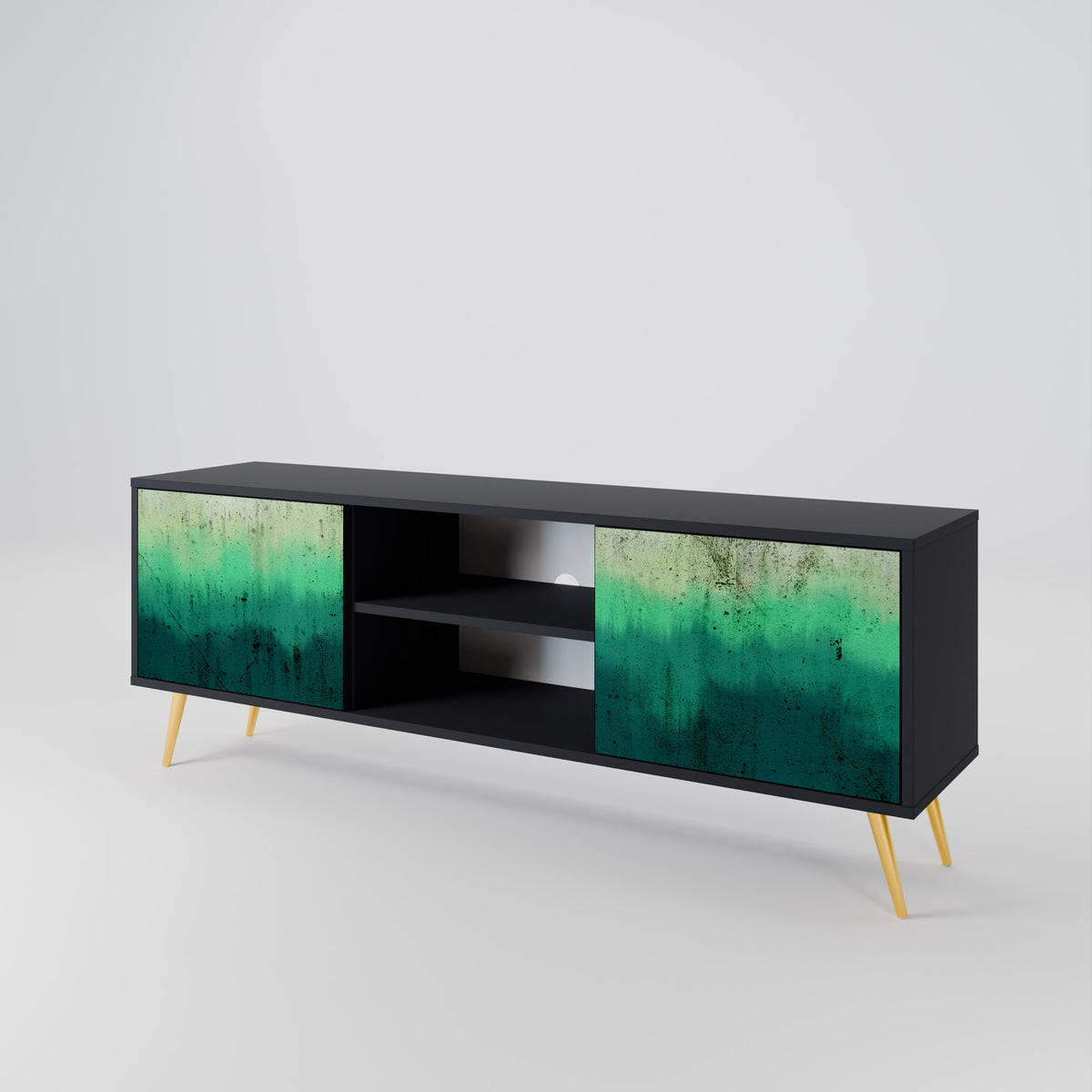 NORTHERN LIGHTS Mueble de TV de 2 Puertas