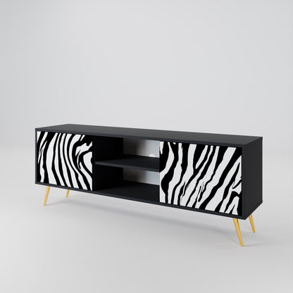 SPLENDID ZEBRA 2-Door TV Cabinet