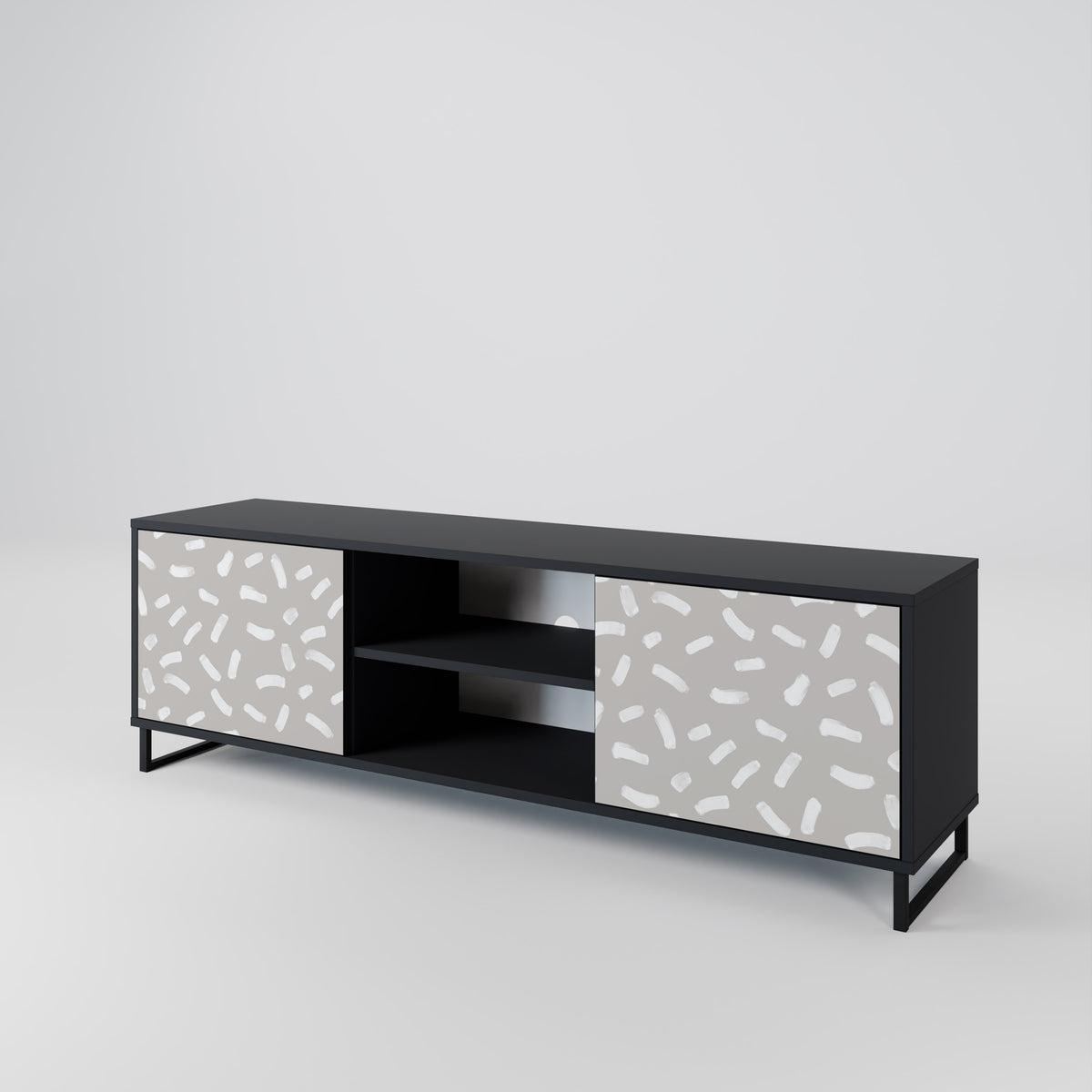 PASSING SECONDS Mueble de TV de 2 Puertas