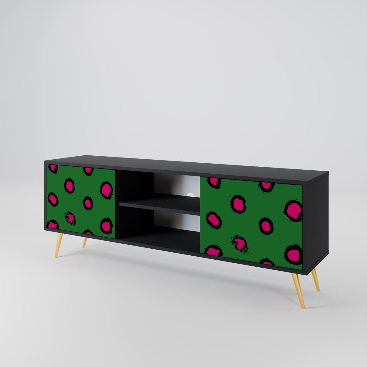 FUNKY SPOTS Έπιπλο τηλεόρασης 2-θυρών
