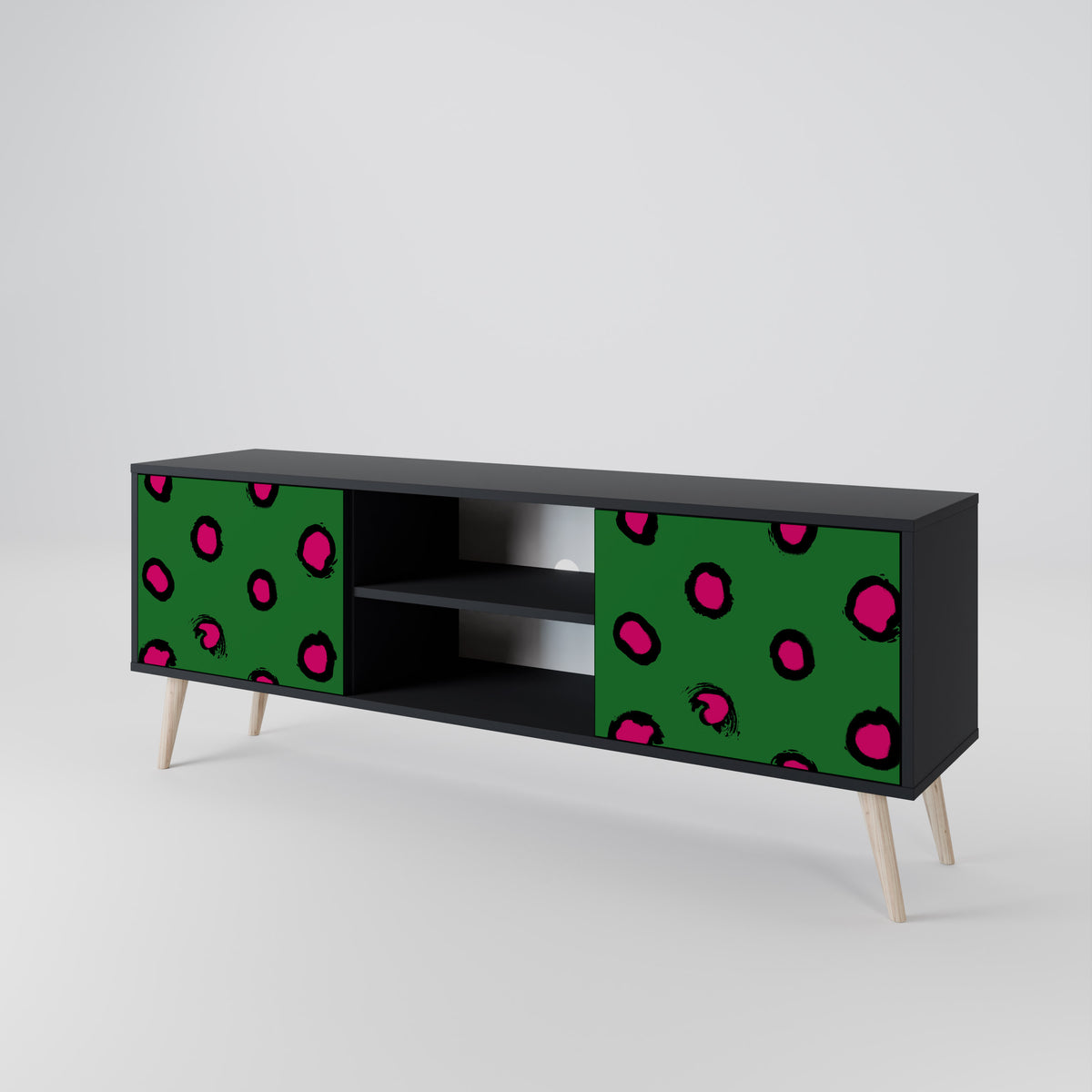 FUNKY SPOTS Έπιπλο τηλεόρασης 2-θυρών