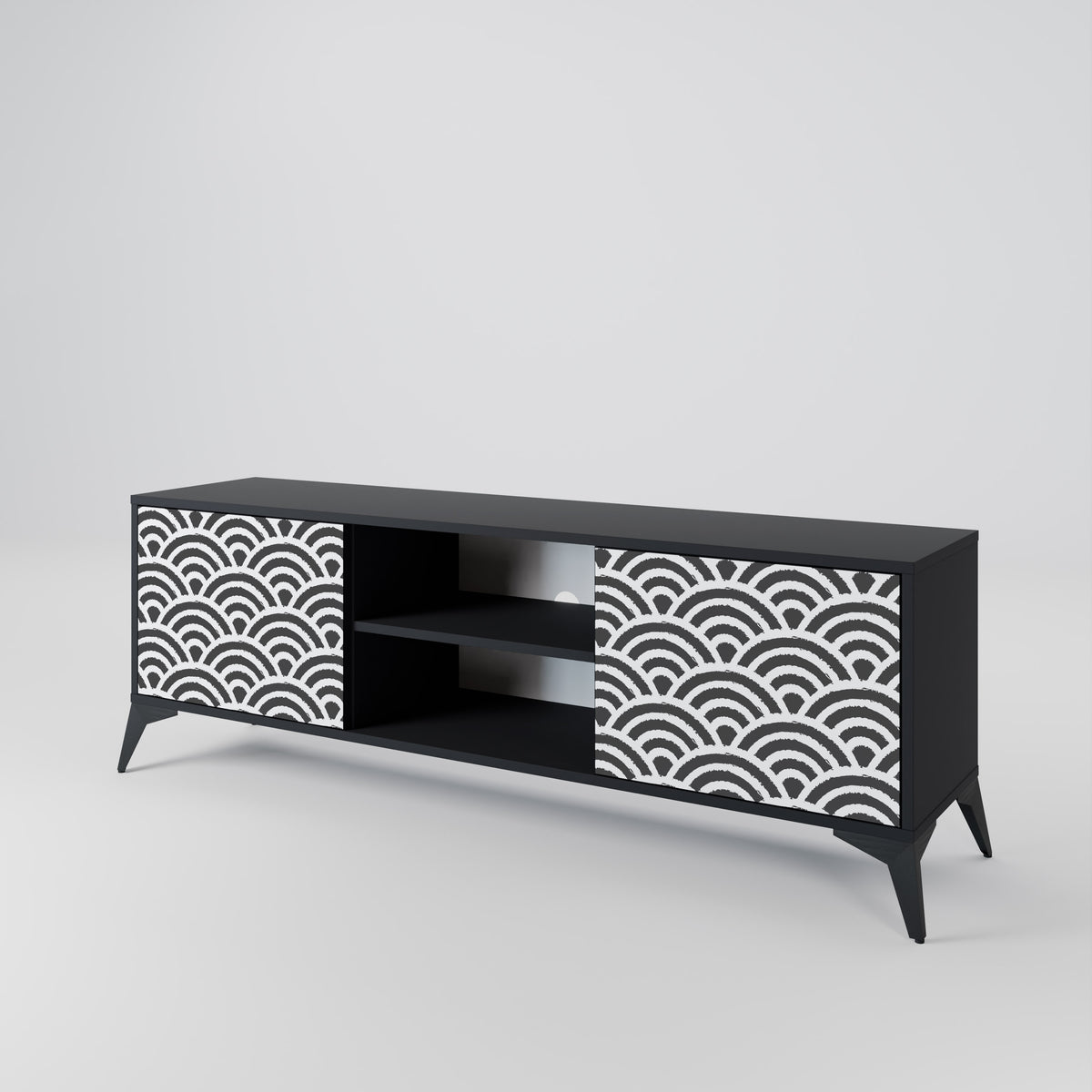 GLOOMY HOST 2-Door TV Cabinet