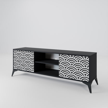 GLOOMY HOST 2-Door TV Cabinet
