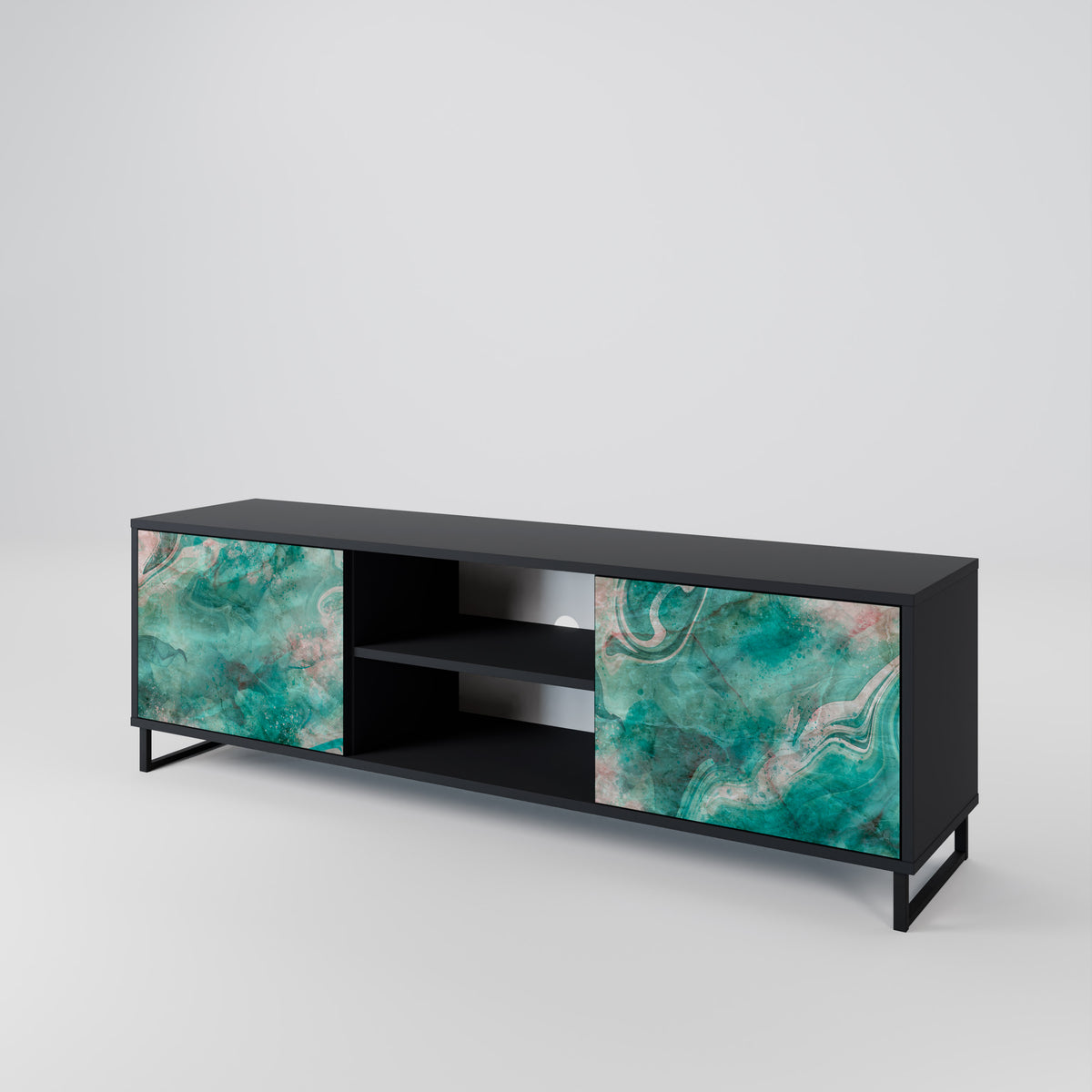 ABSTRACT ALCHEMY Mueble de TV de 2 Puertas