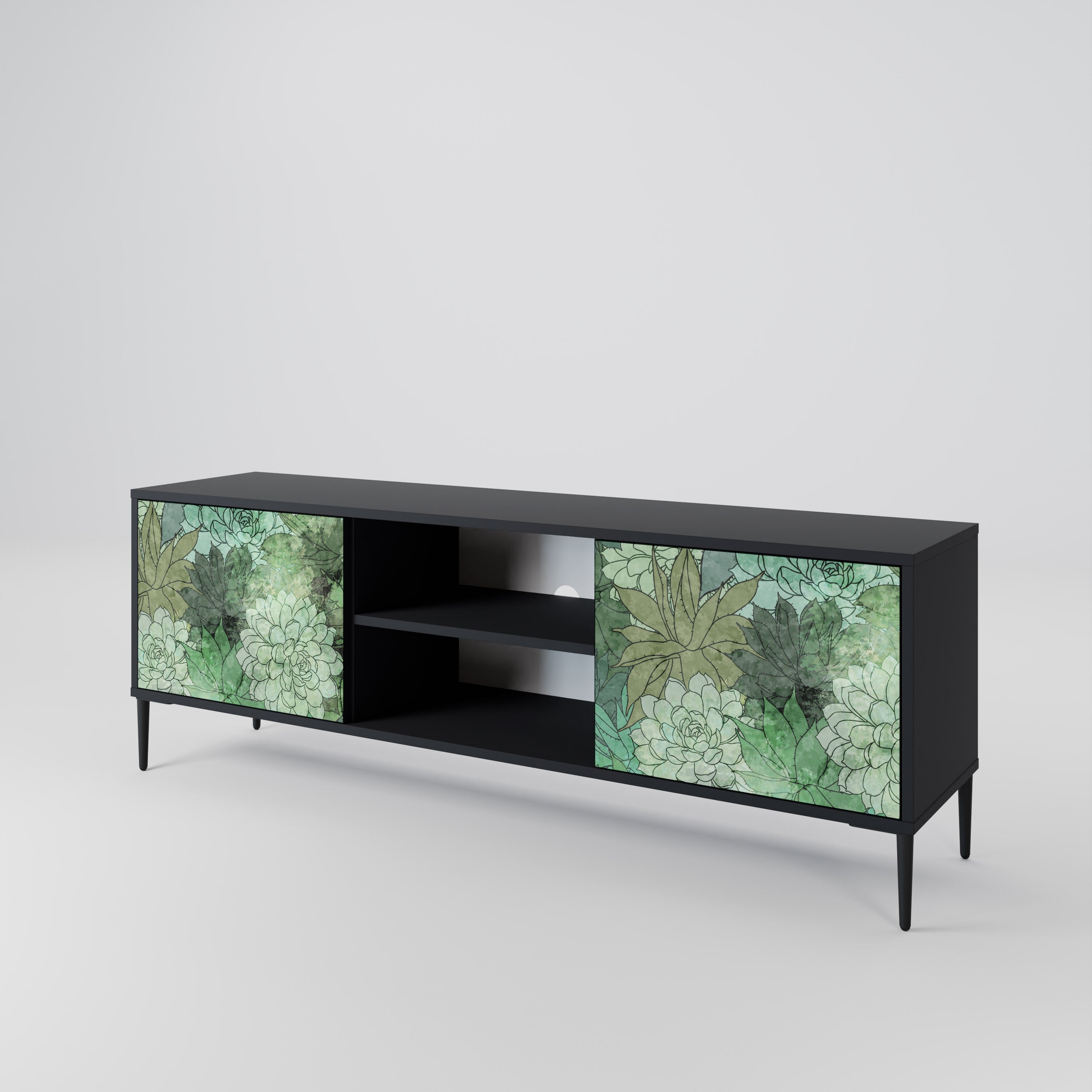 SUCCULENT CLUSTER Mueble de TV de 2 Puertas