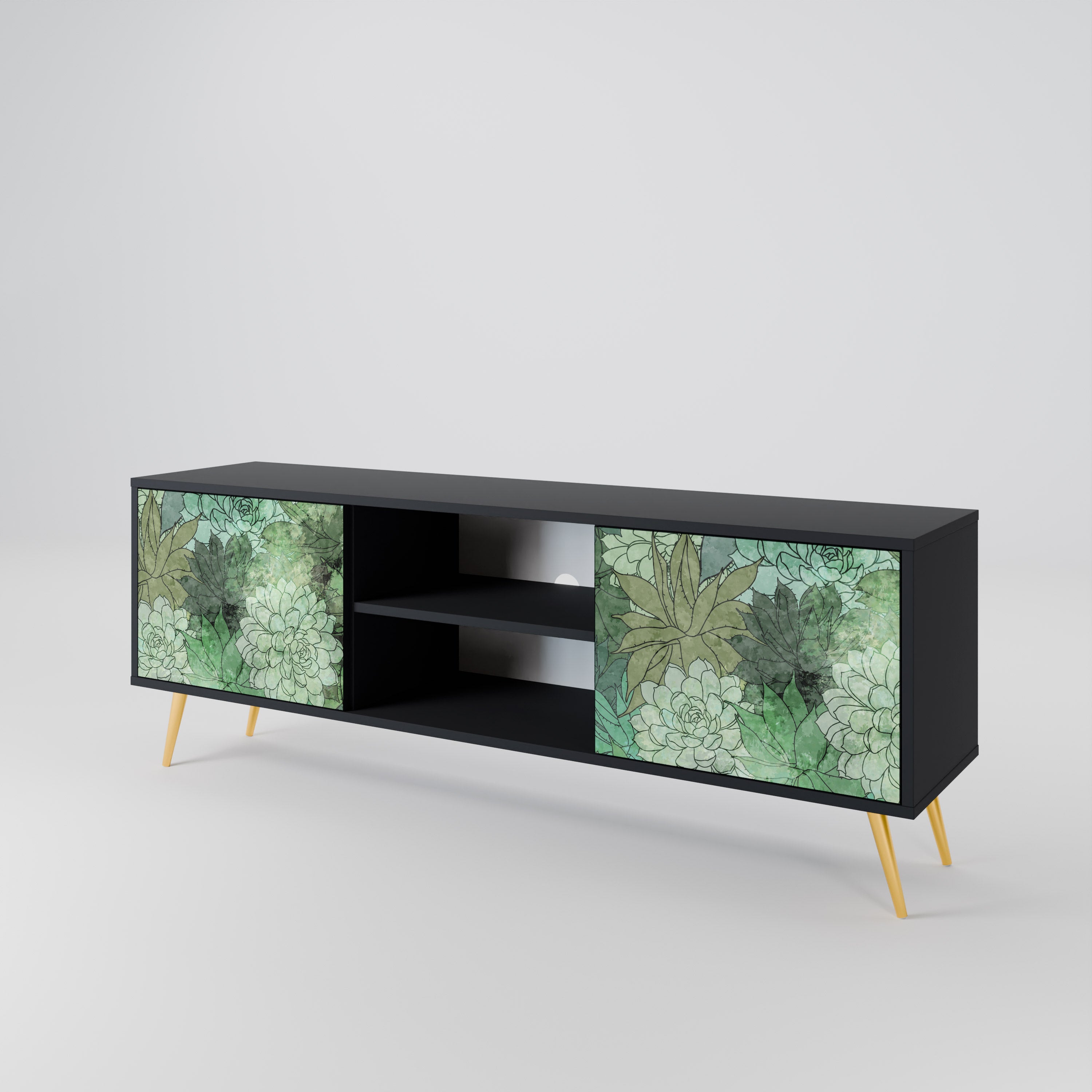 SUCCULENT CLUSTER Mueble de TV de 2 Puertas