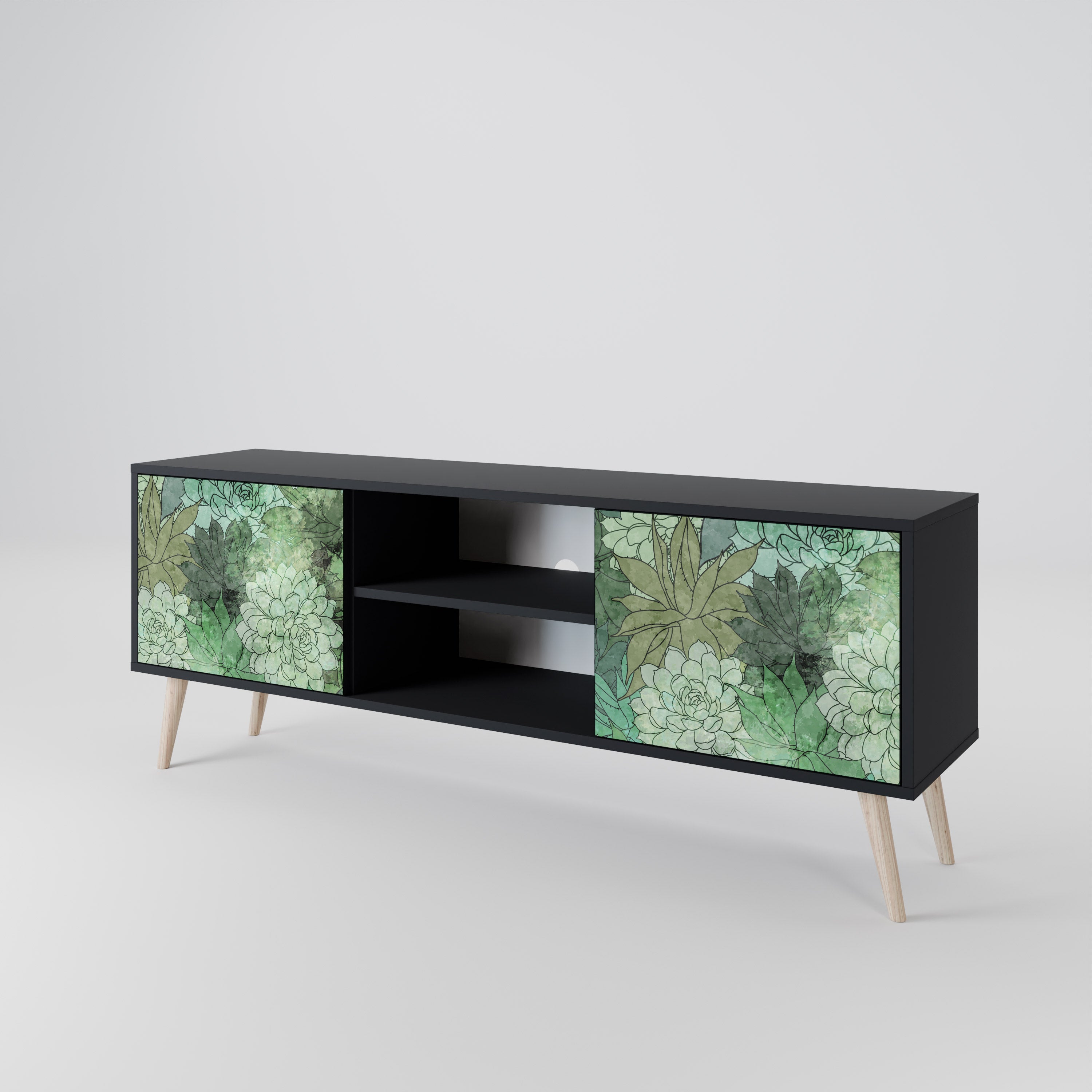 SUCCULENT CLUSTER Mueble de TV de 2 Puertas