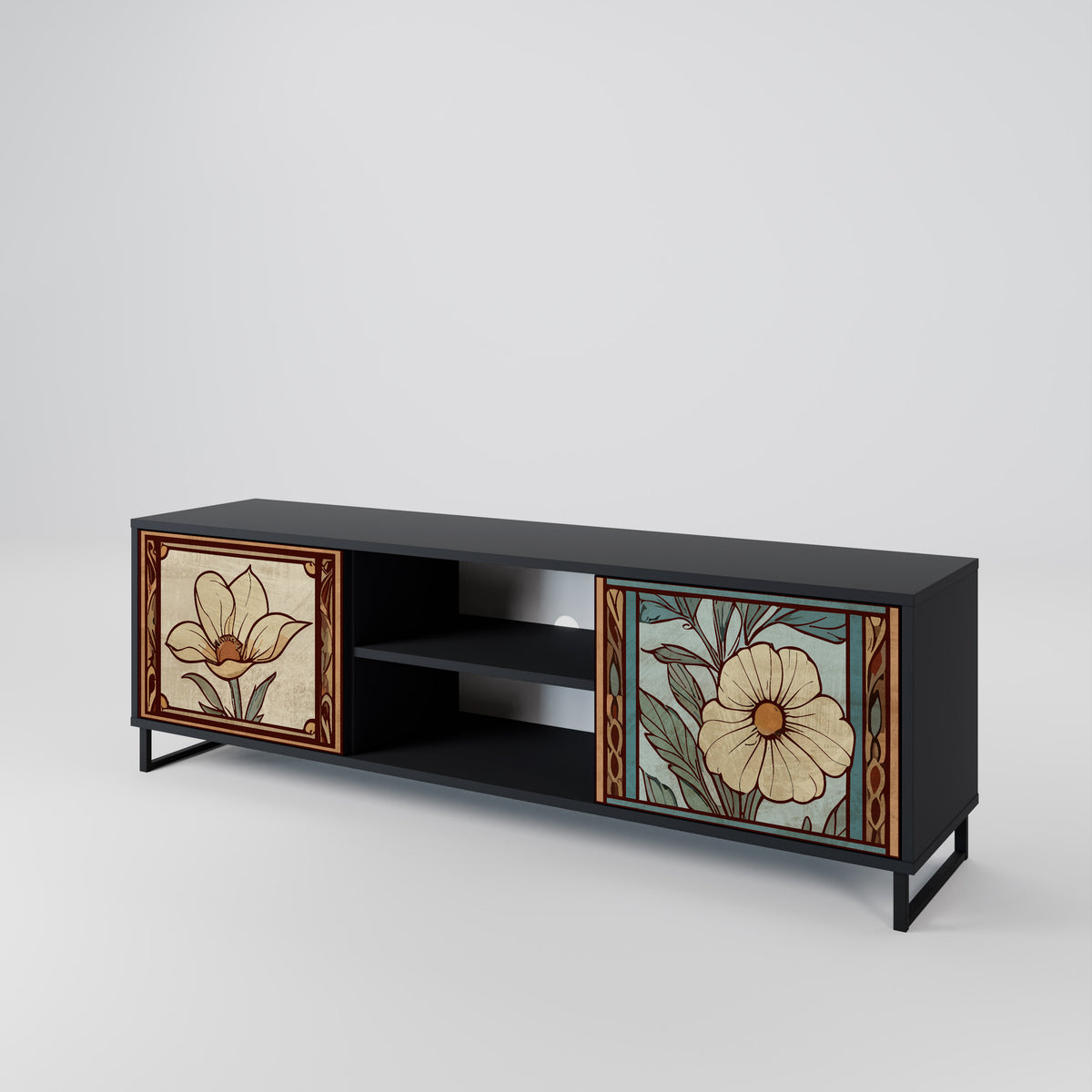 TIMELESS FLORA 2-türiges TV-Lowboard