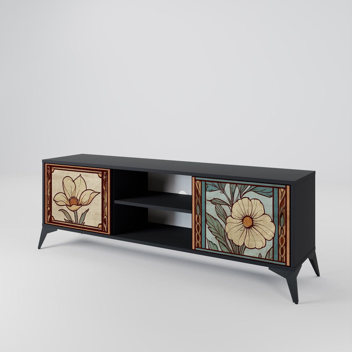 TIMELESS FLORA 2-türiges TV-Lowboard