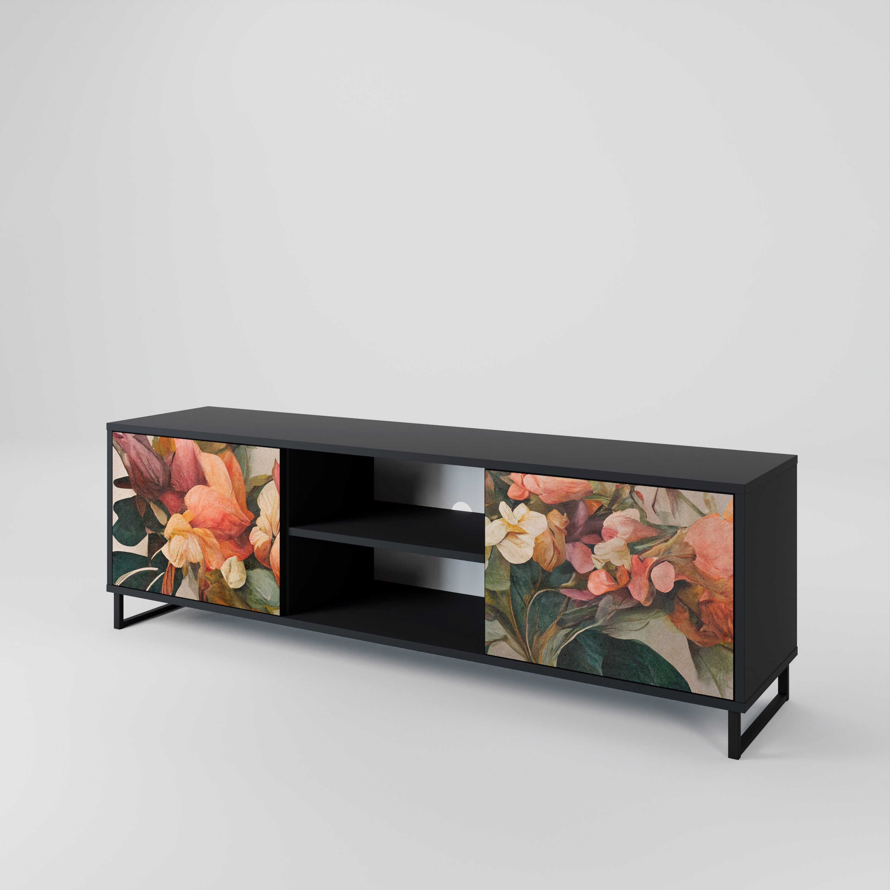 STYLISH BEAUTY Mueble de TV de 2 Puertas