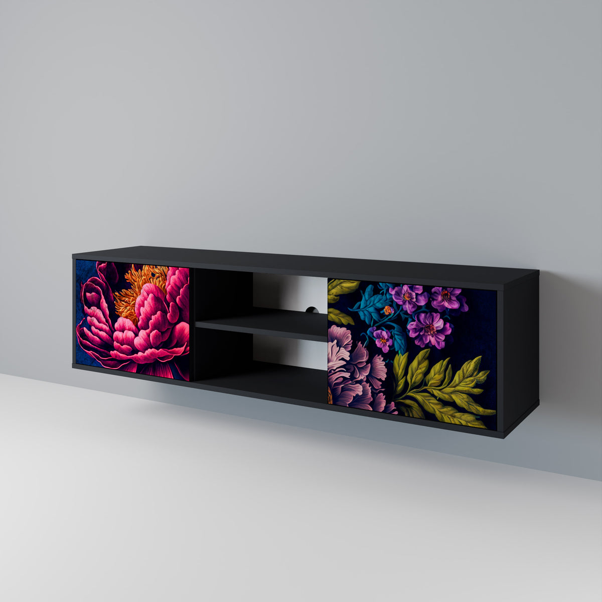 BLOOMING ELEGANCE 2-türiges TV-Lowboard