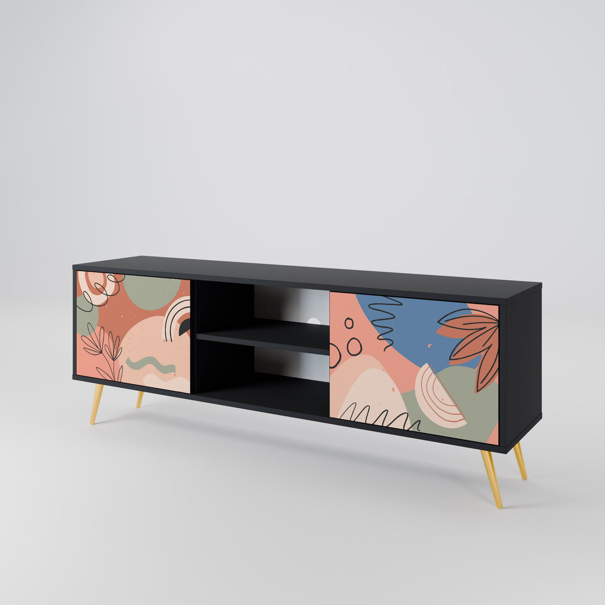 PASTEL DESTINY 2-Door TV Cabinet