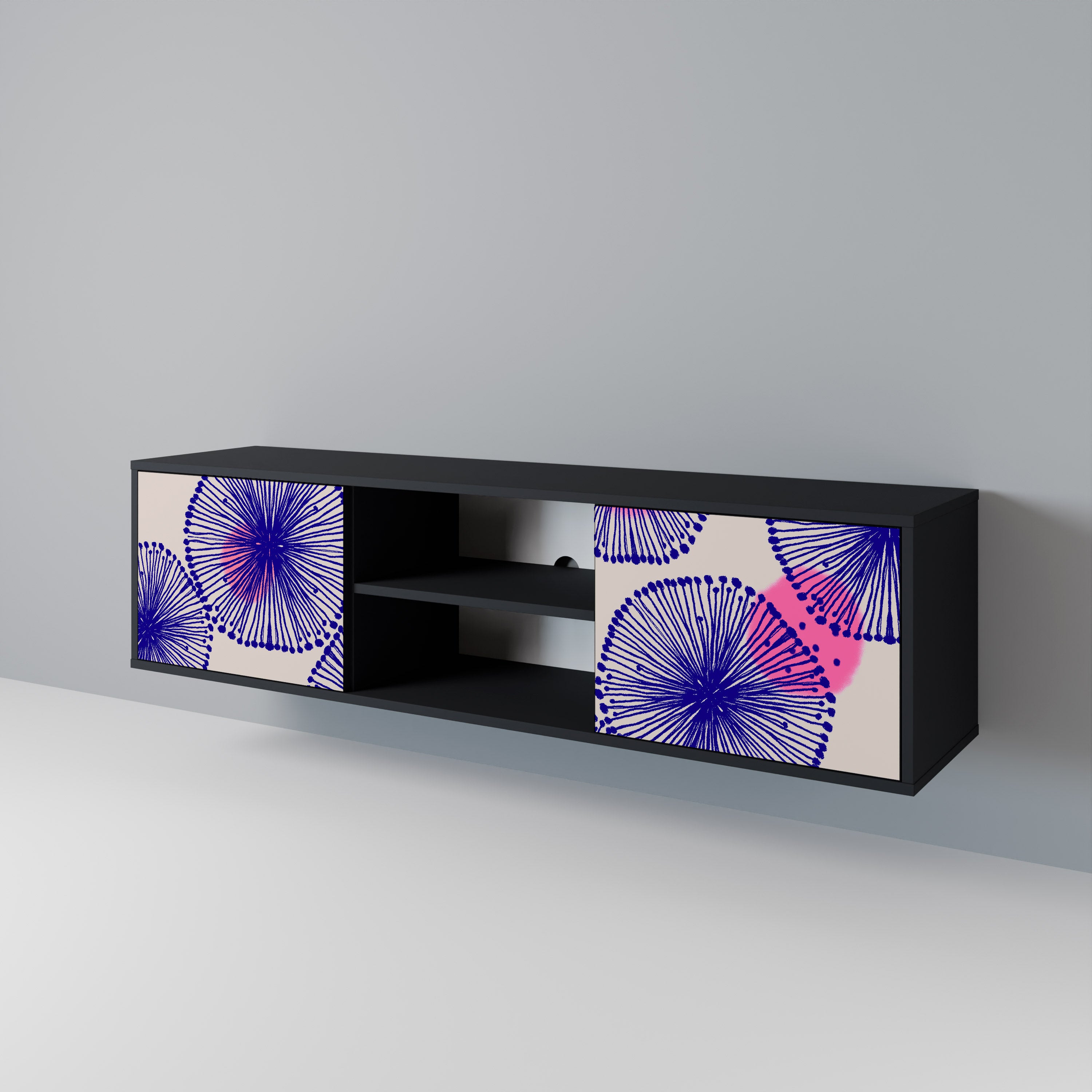 MAGIC NATURE Mueble de TV de 2 Puertas