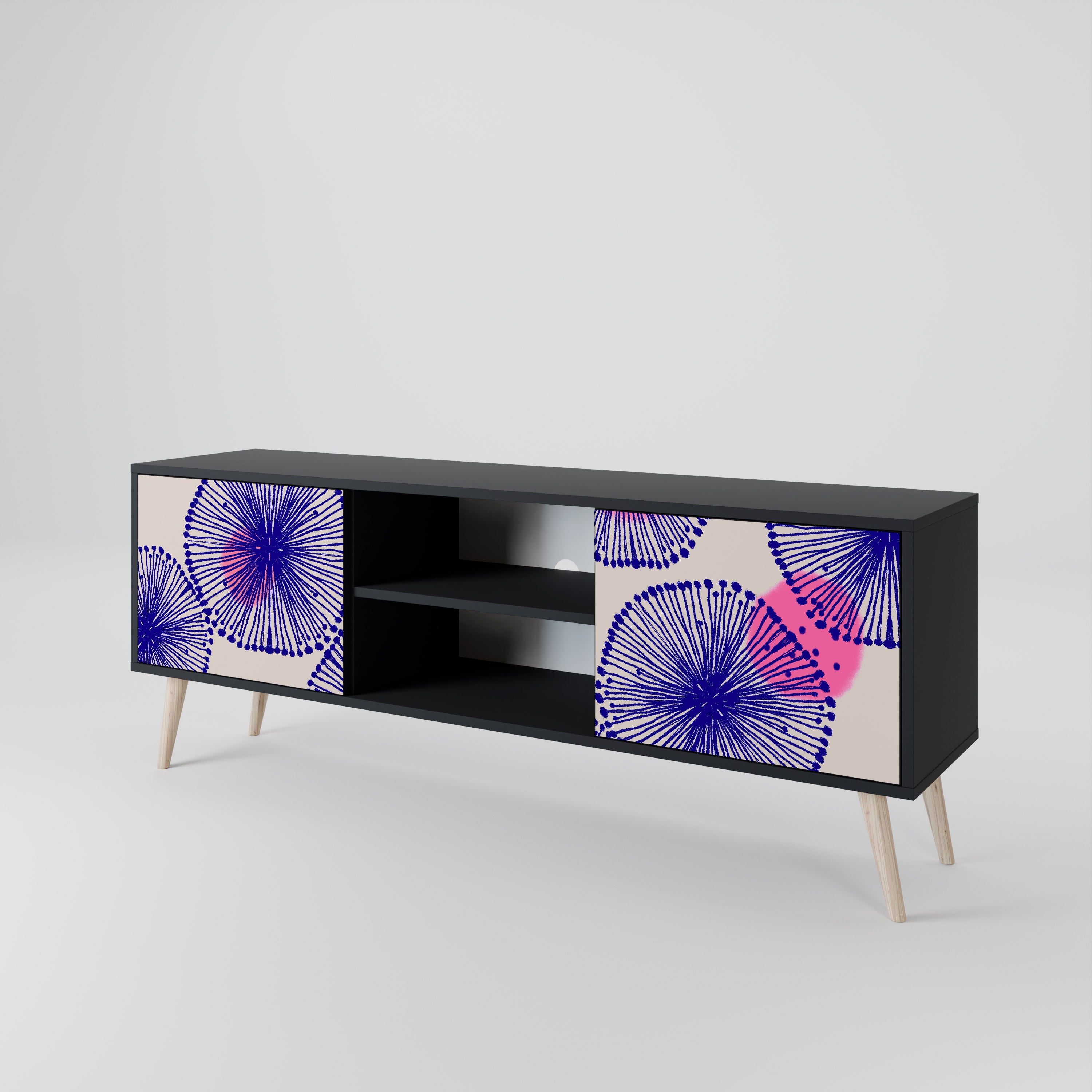 MAGIC NATURE Mueble de TV de 2 Puertas