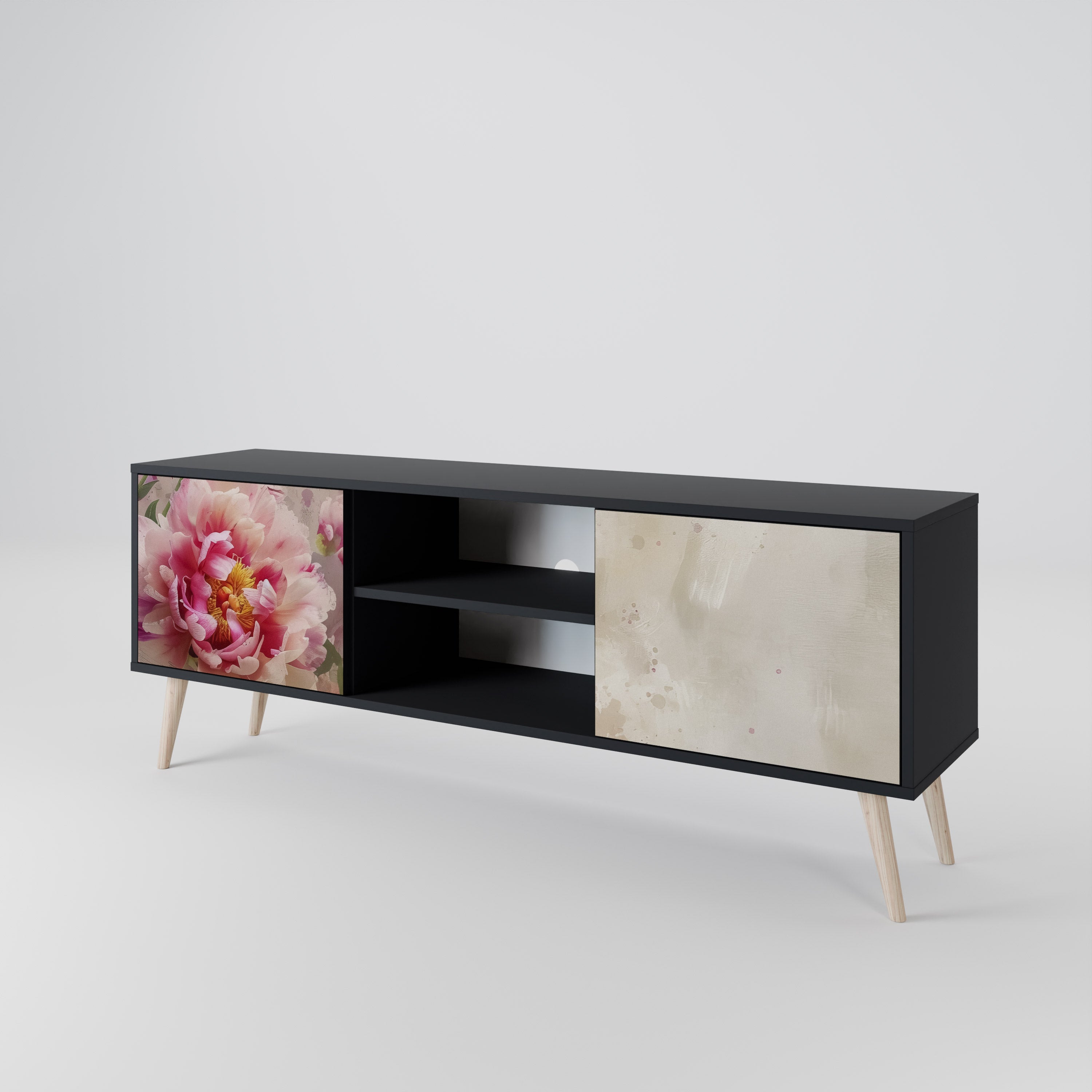 PEONY WHISPER Mueble de TV de 2 Puertas
