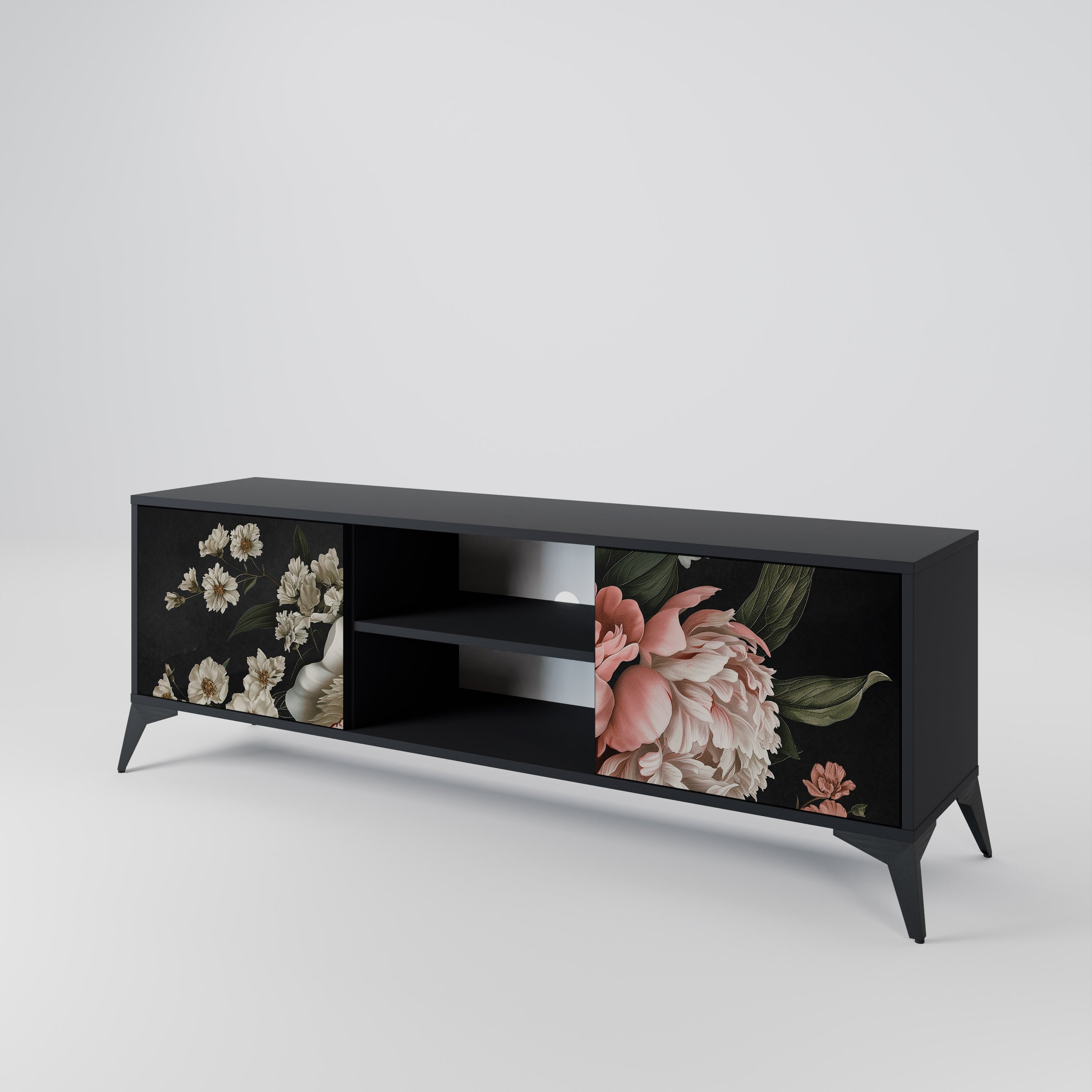 LUSH ELEGANCE Mueble de TV de 2 Puertas