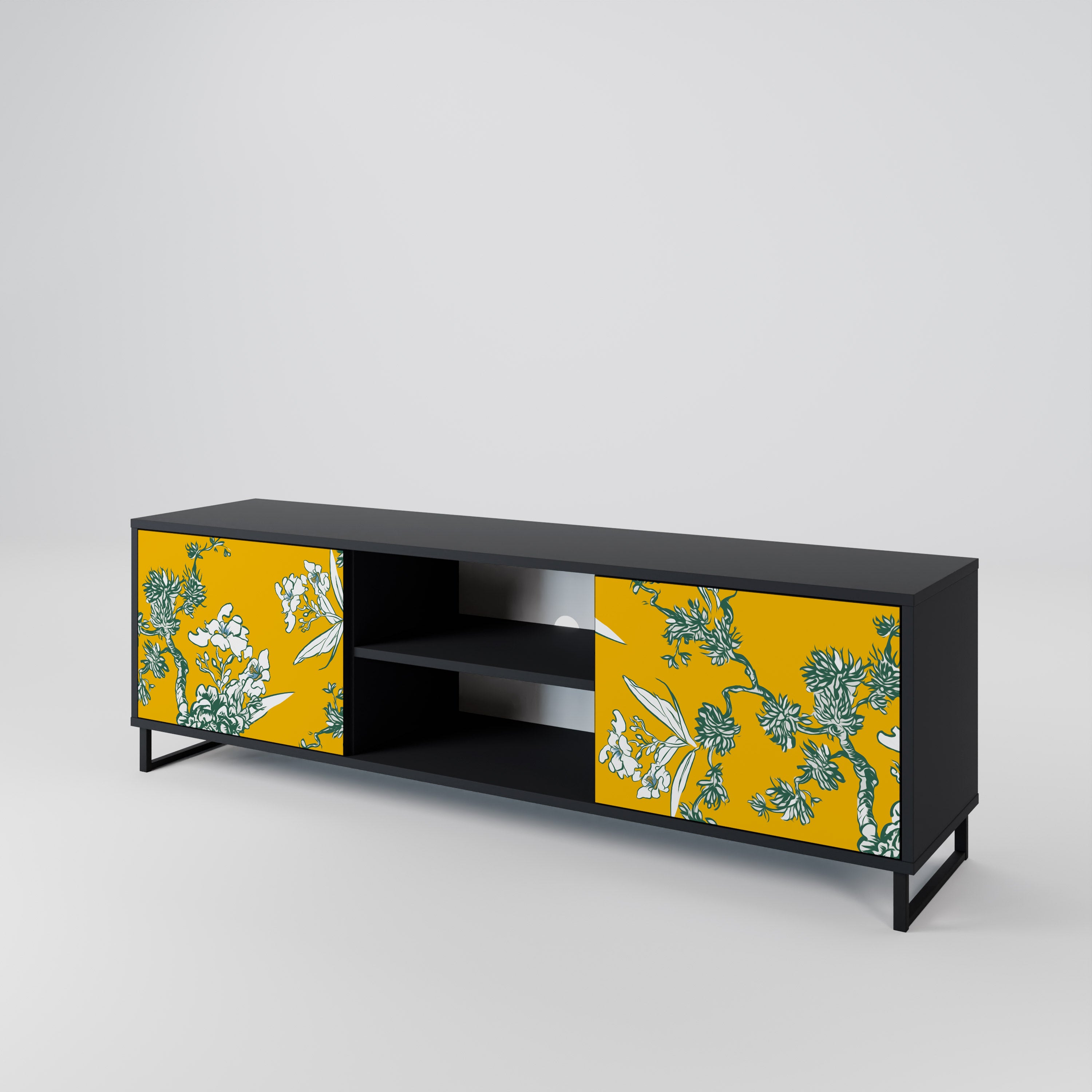 YELLOW CHINOISERIE Mueble de TV de 2 Puertas