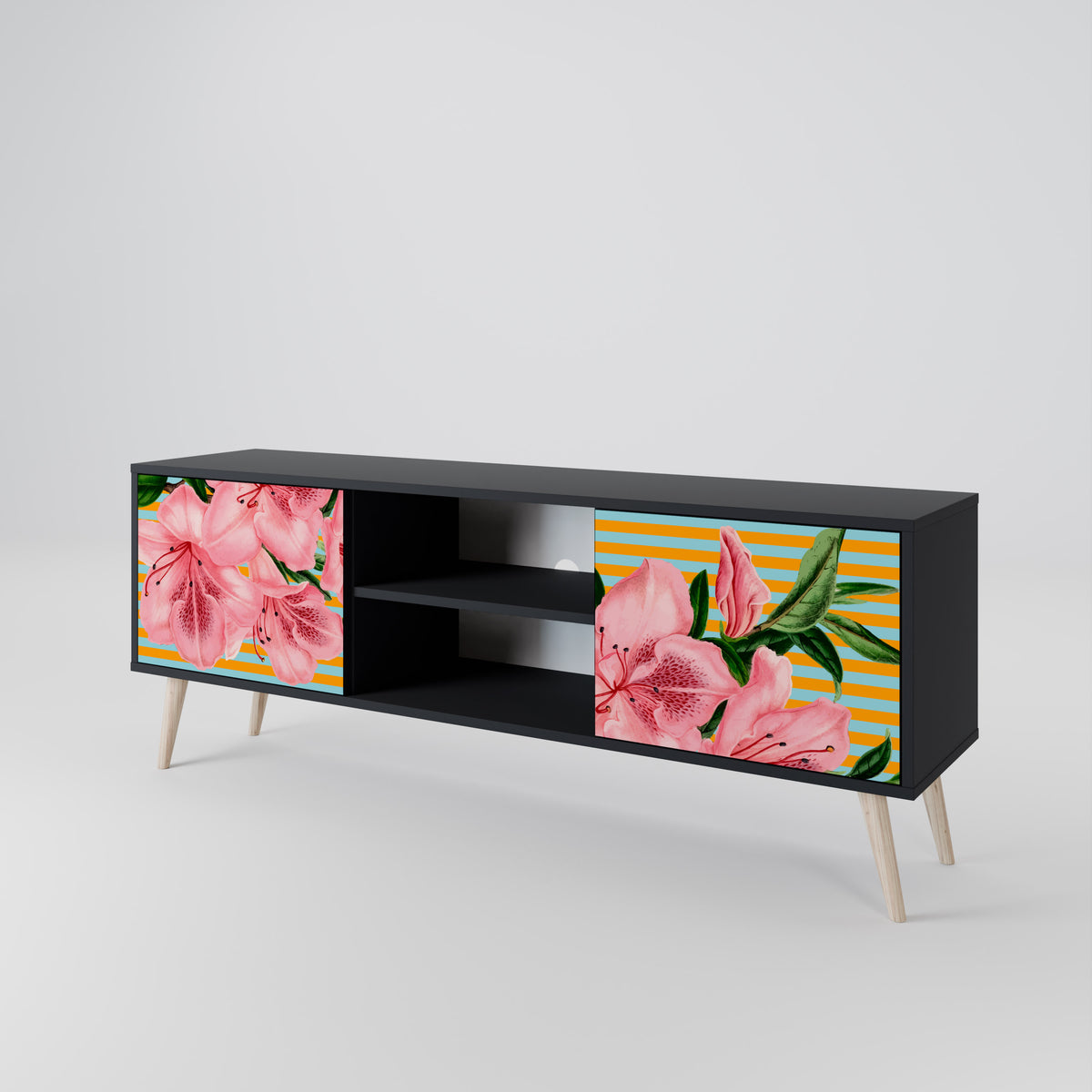 FRAGILE BEAUTY 2-Door TV Cabinet