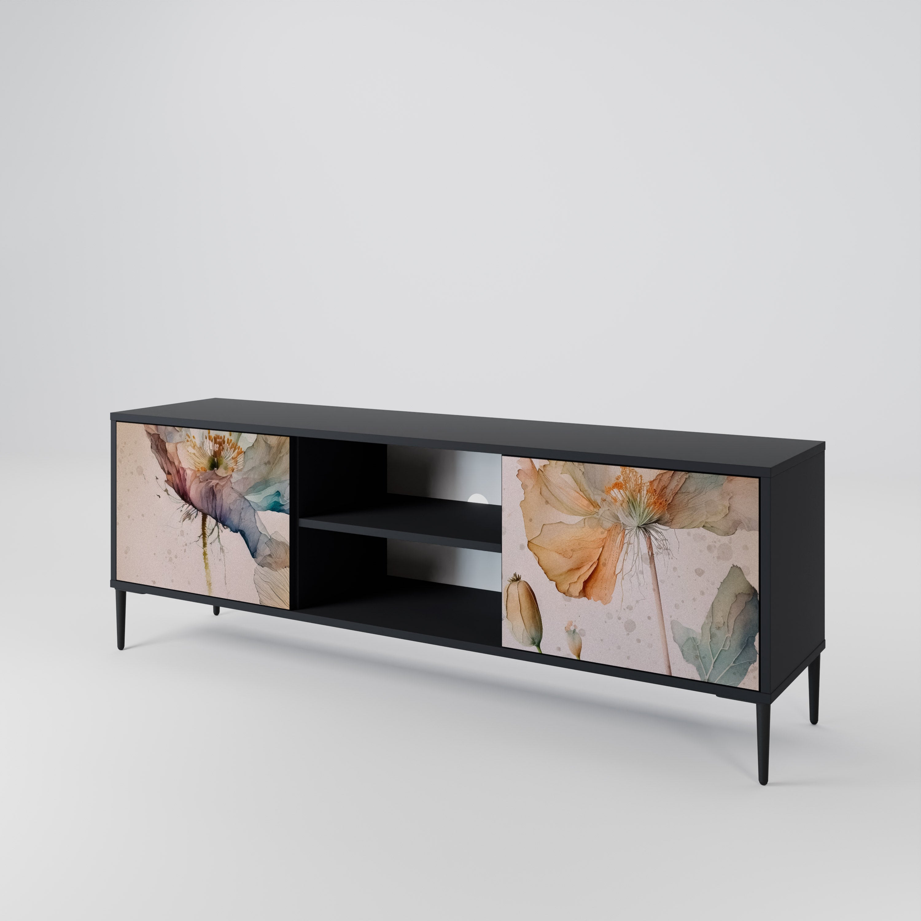 SOFTEN POPPY Mueble de TV de 2 Puertas