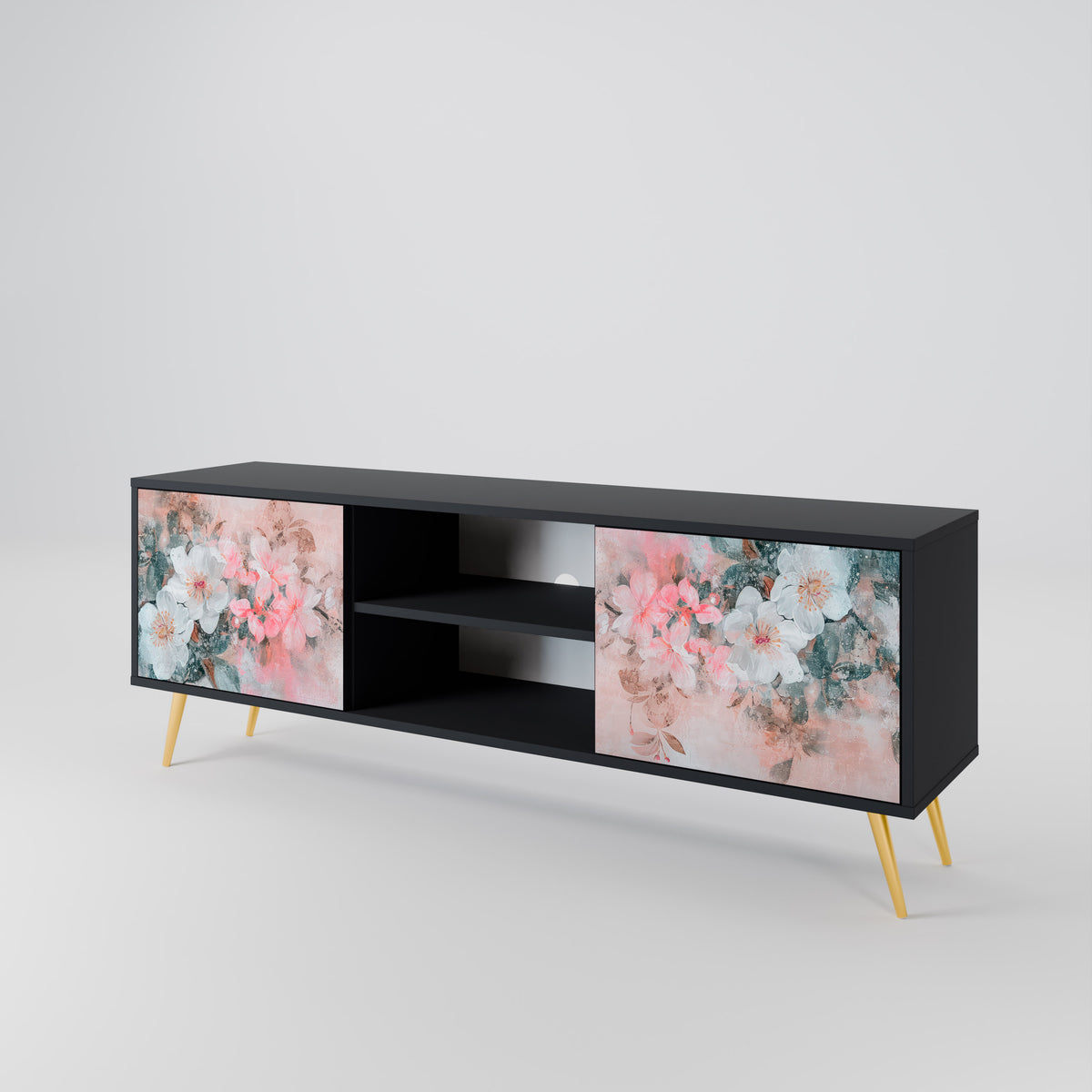 CHERRY BLOSSOM Mueble de TV de 2 Puertas