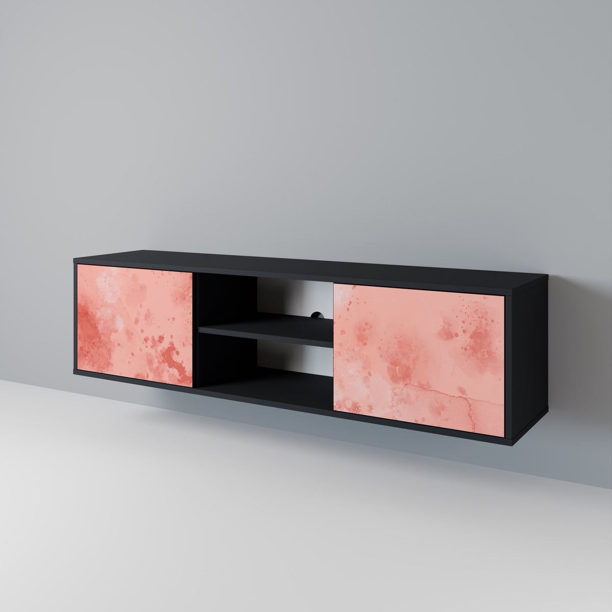CRANE DANCE Mueble de TV de 2 Puertas