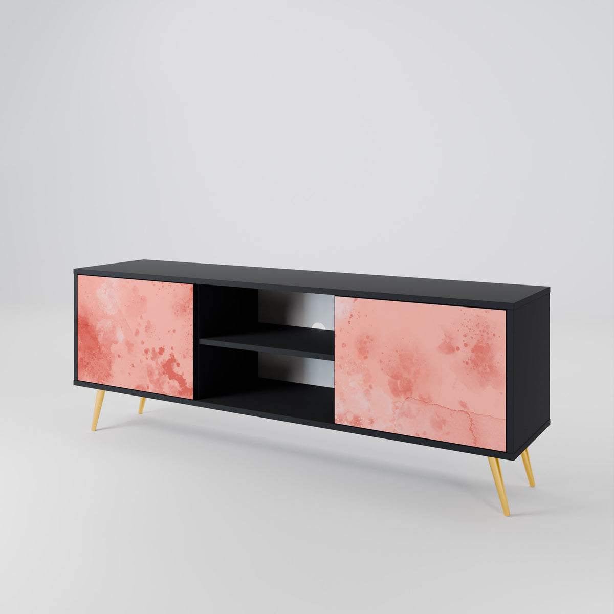 CRANE DANCE Mueble de TV de 2 Puertas