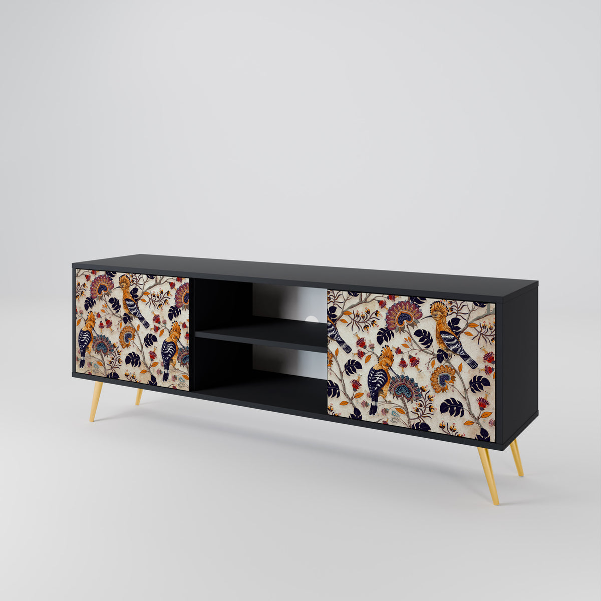EMINENT HOOPOE Mueble de TV de 2 Puertas