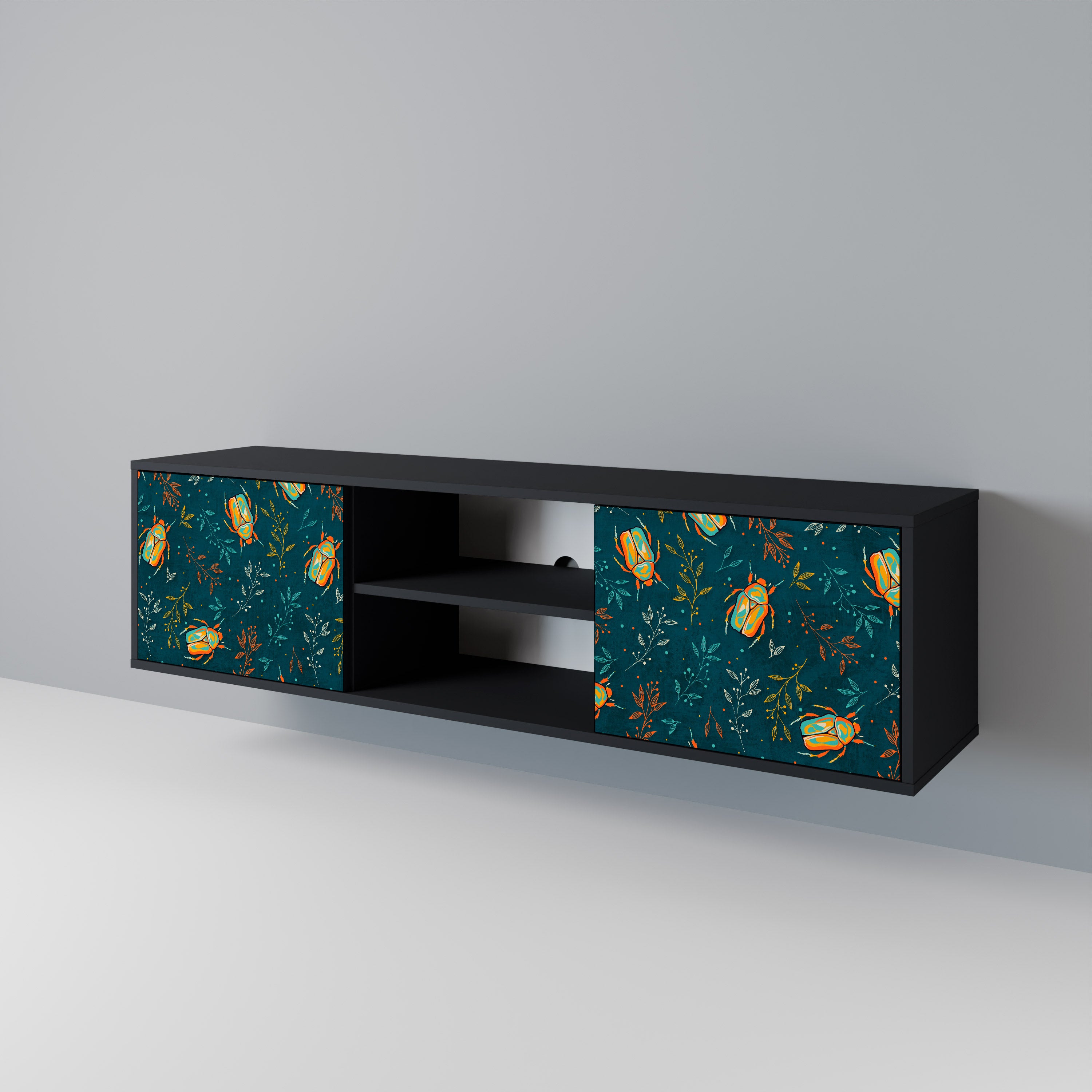 AUTUMN INSECTS 2-Door TV Cabinet