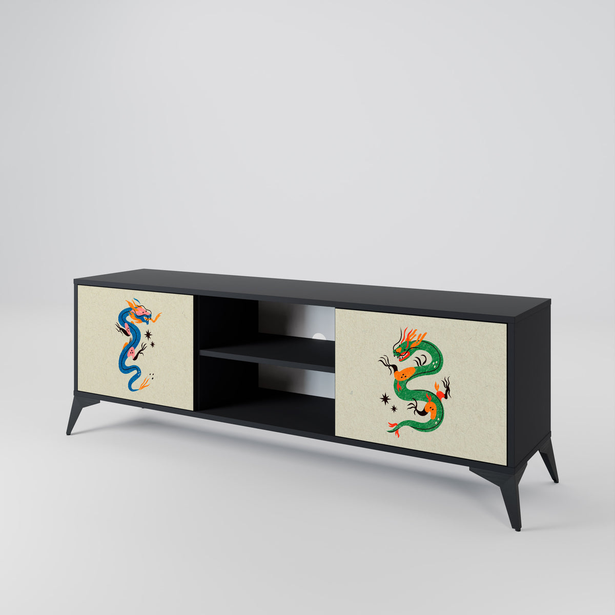 MYTHOLOGICAL CREATURES Mueble de TV de 2 Puertas