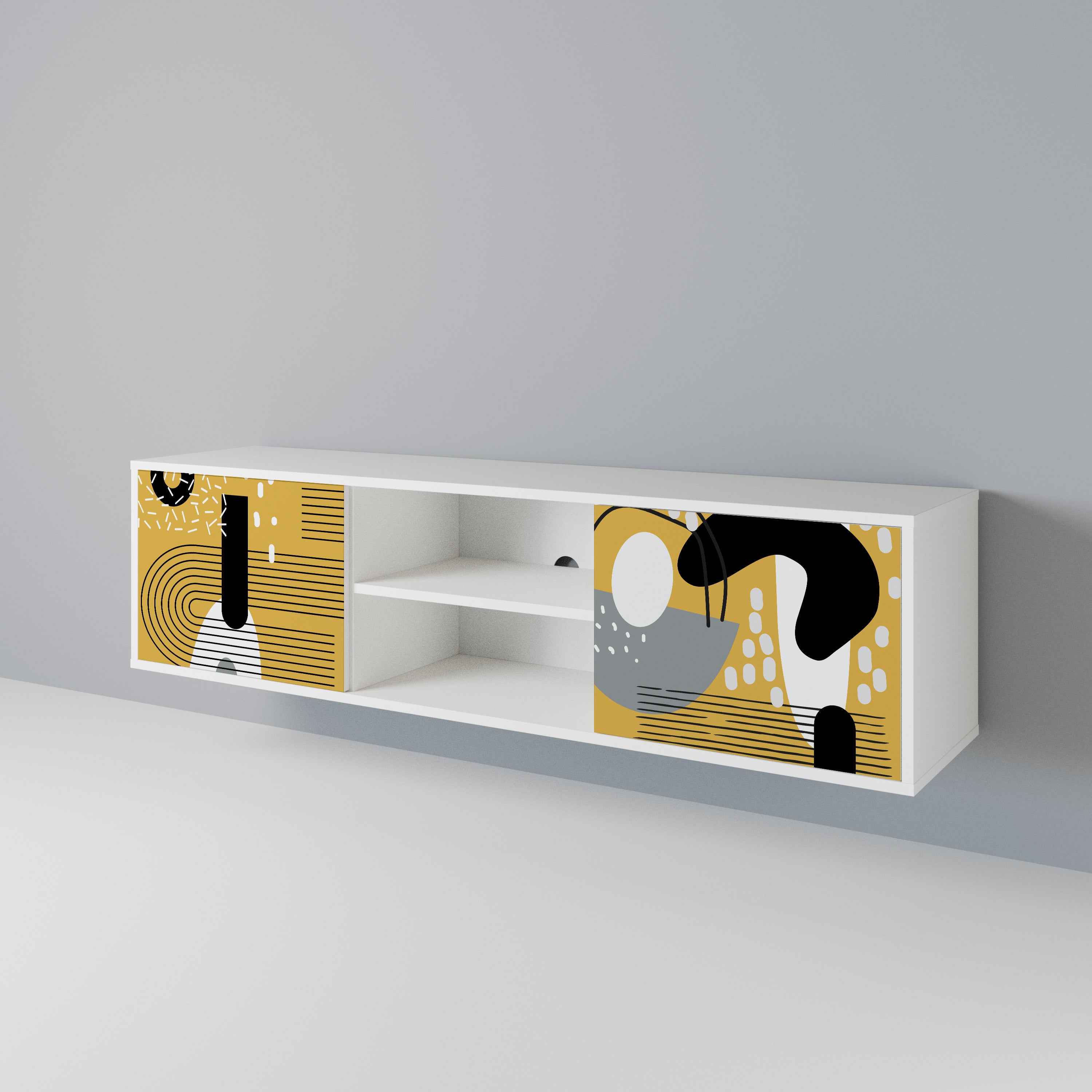 SHAPESHIFT SYMPHONY 2-Door TV Cabinet