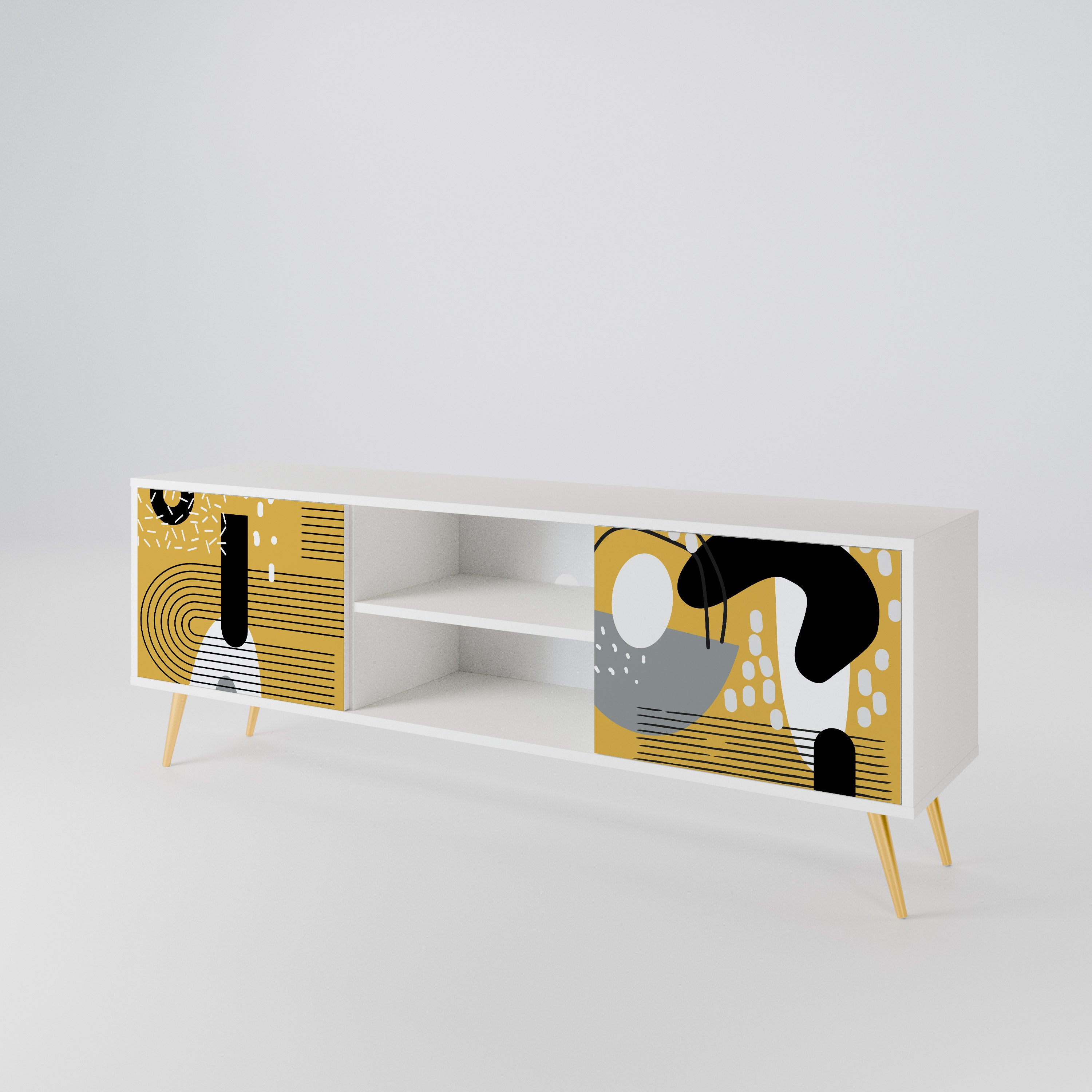 SHAPESHIFT SYMPHONY 2-Door TV Cabinet