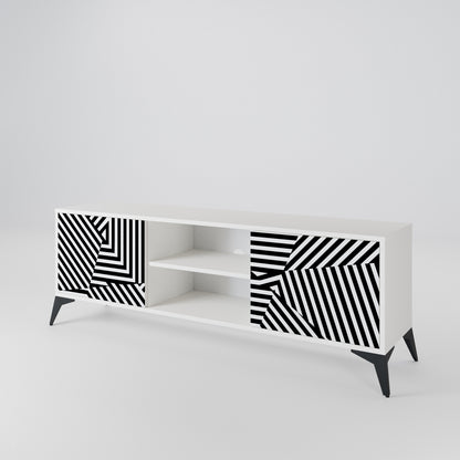 ILLUSIONARY LATTICE Móvel de TV de 2 Portas